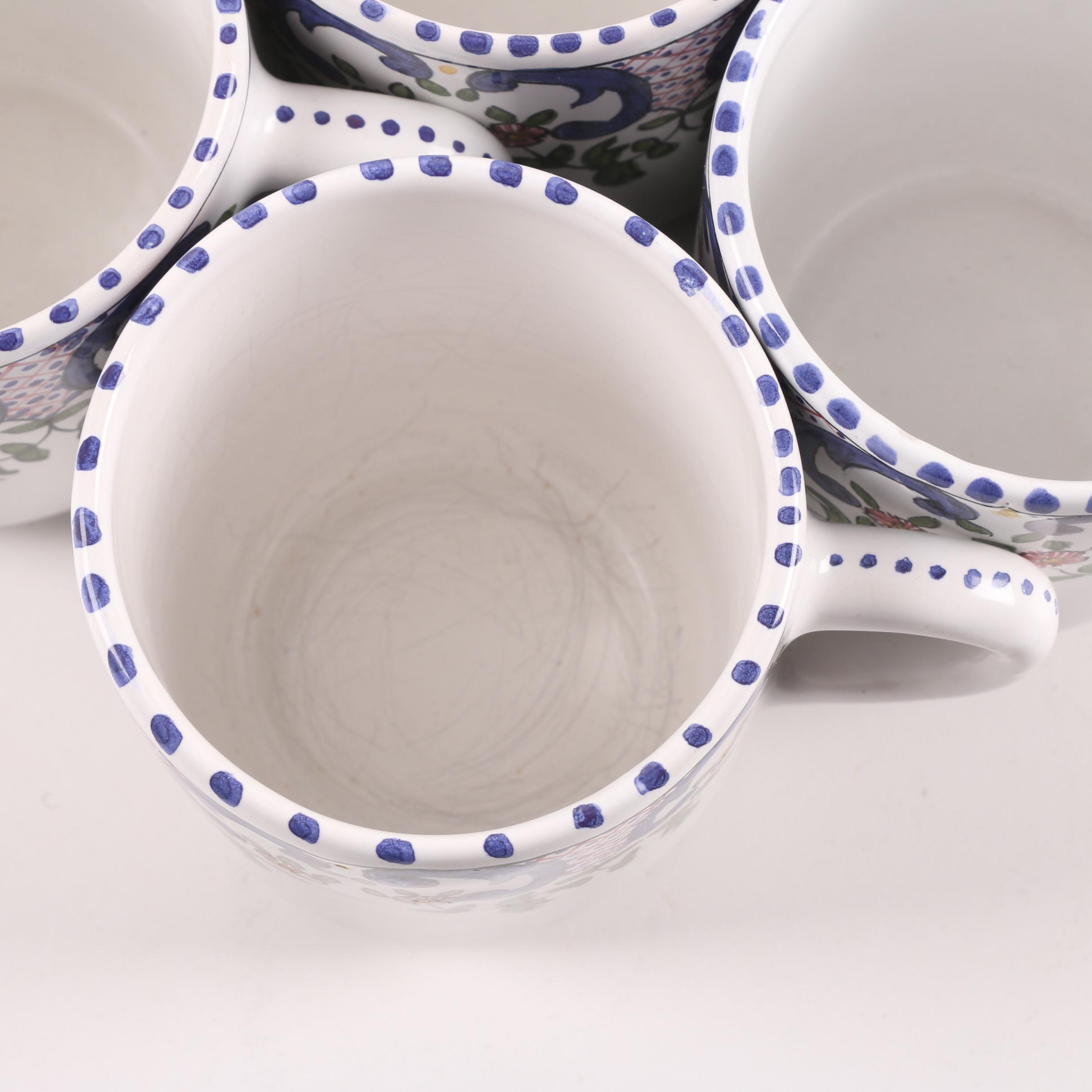 F.F.A. Malveira Hand-Painted Portuguese Dinnerware including Casafina