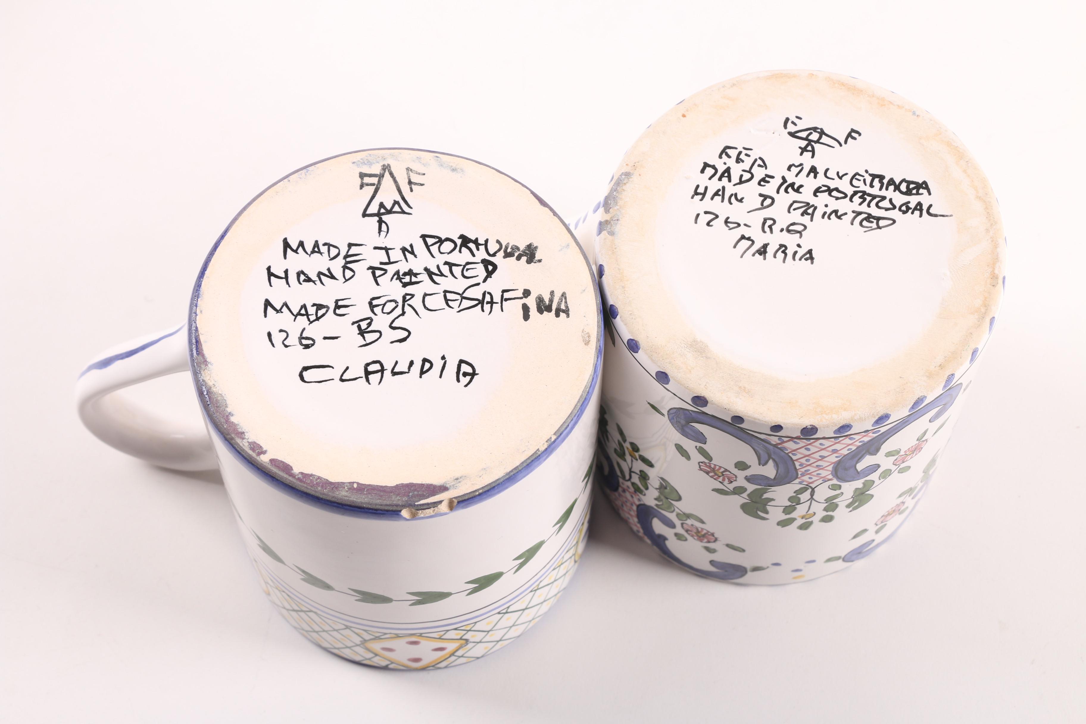 F.F.A. Malveira Hand-Painted Portuguese Dinnerware including Casafina