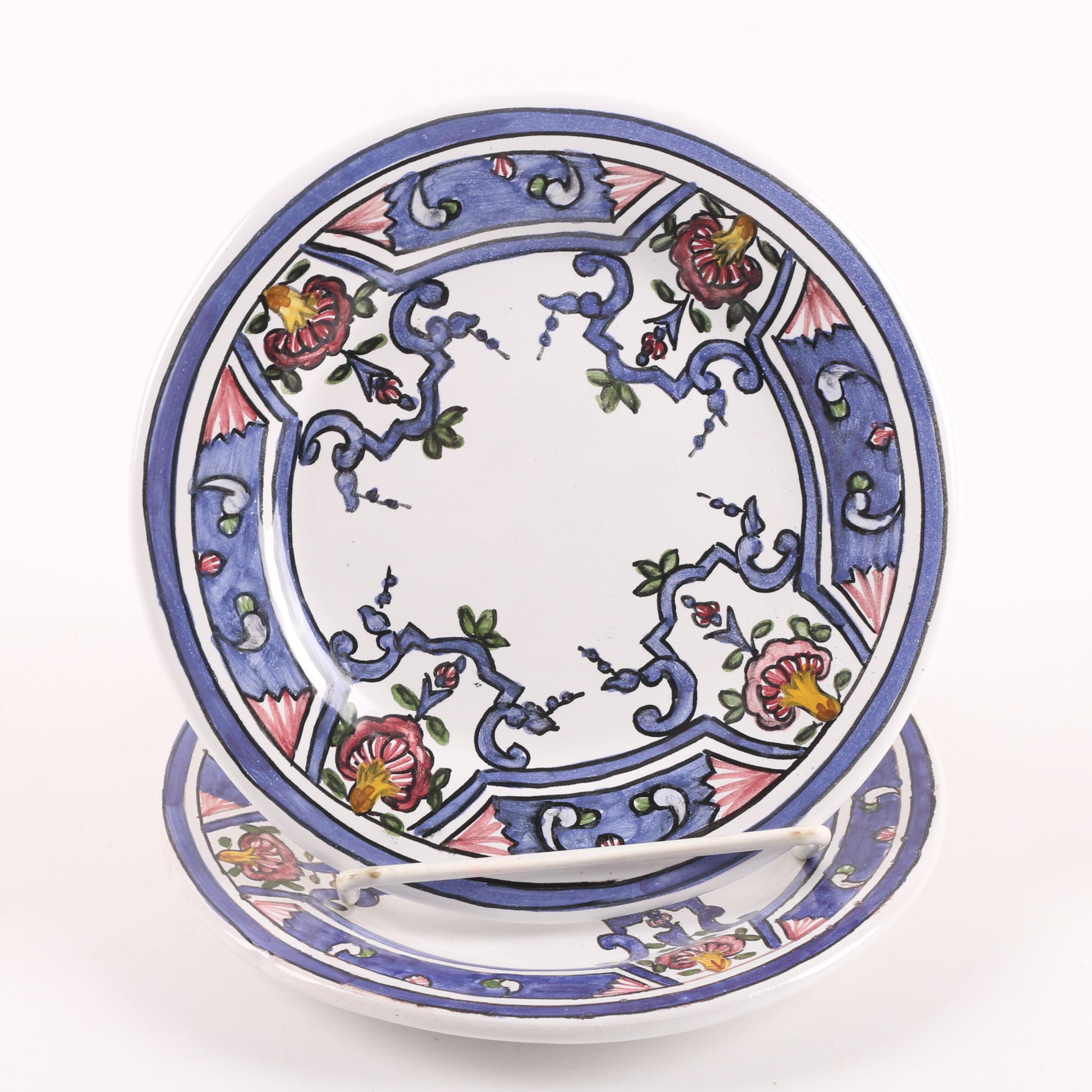 F.F.A. Malveira Hand-Painted Portuguese Dinnerware including Casafina