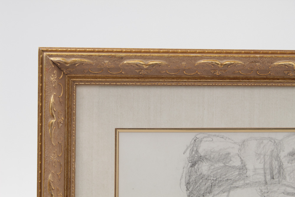 Vintage Drawing Depicting a Roman Woman