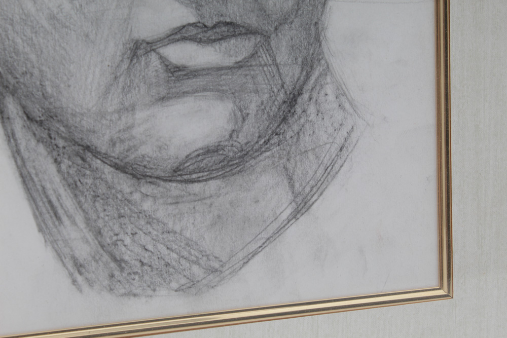 Vintage Drawing Depicting a Roman Woman