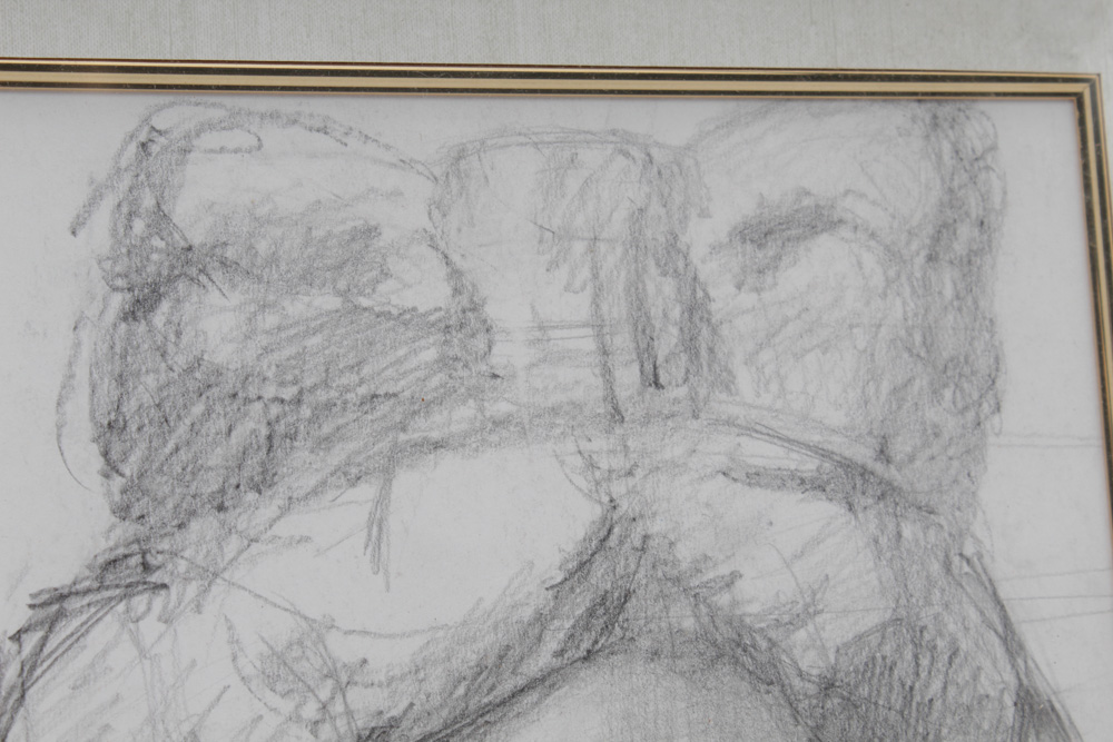 Vintage Drawing Depicting a Roman Woman