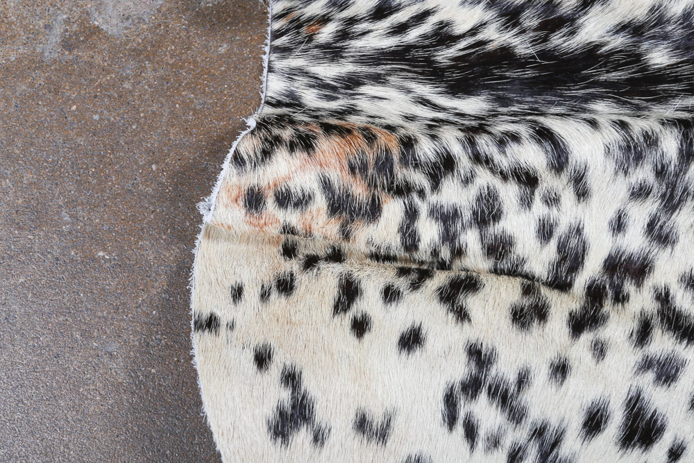 Natural Cow Hide Accent Rug