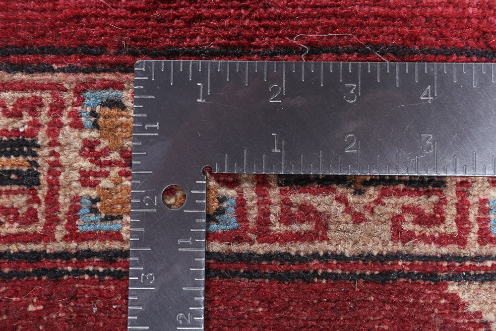 Hand-Knotted Pakistani Kazak Wool Carpet Runner