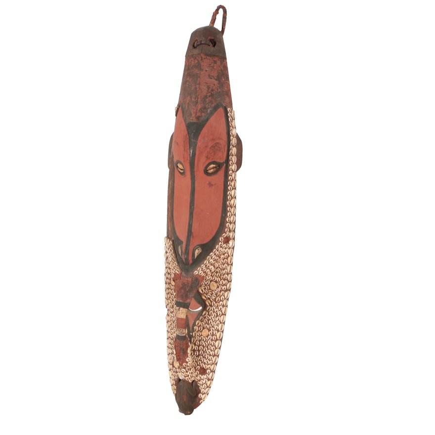 New Guinean Sepik River Valley Mwai Spirit Mask