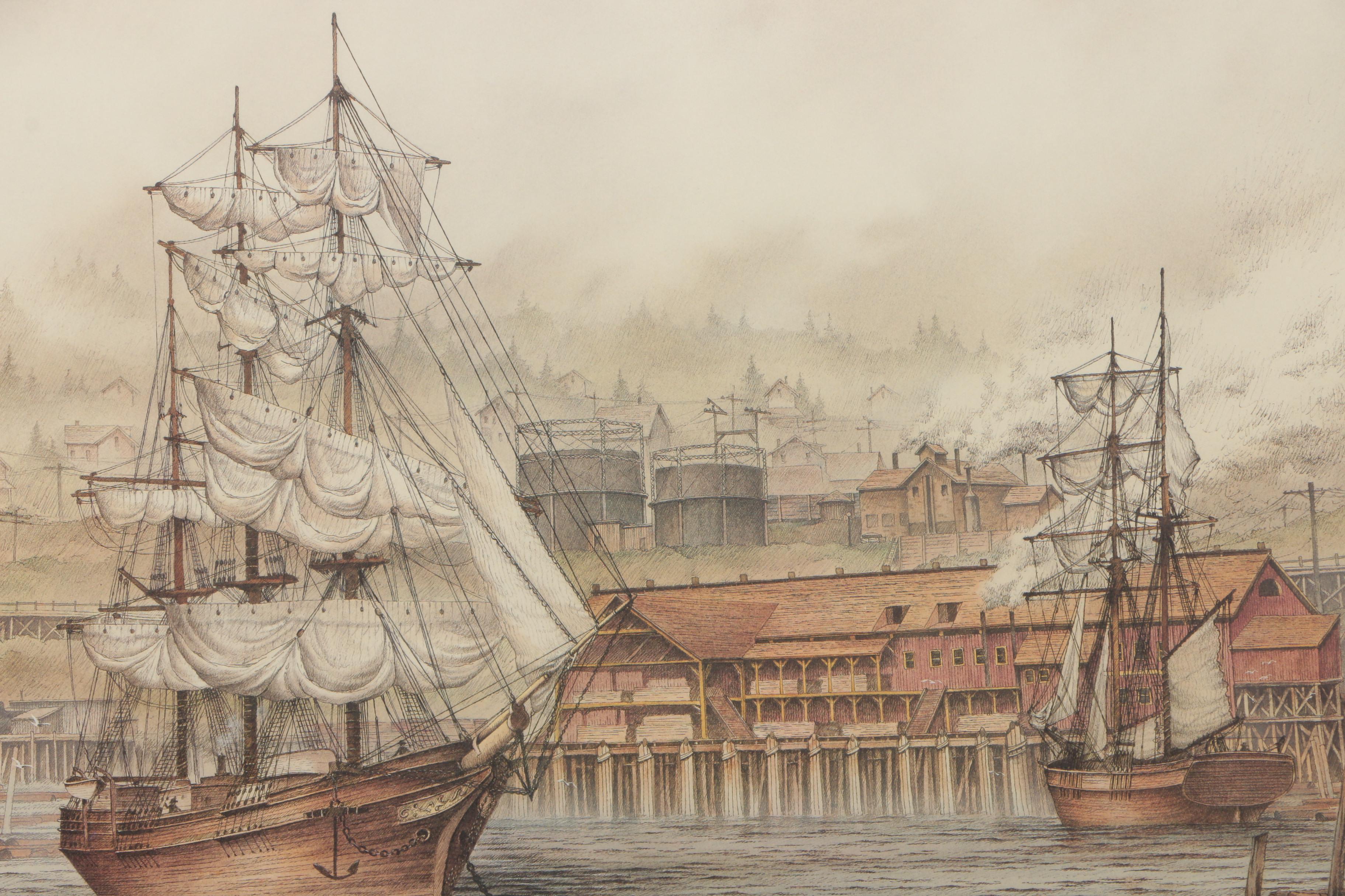 Two Vintage James R. Williamson Offset Lithographs