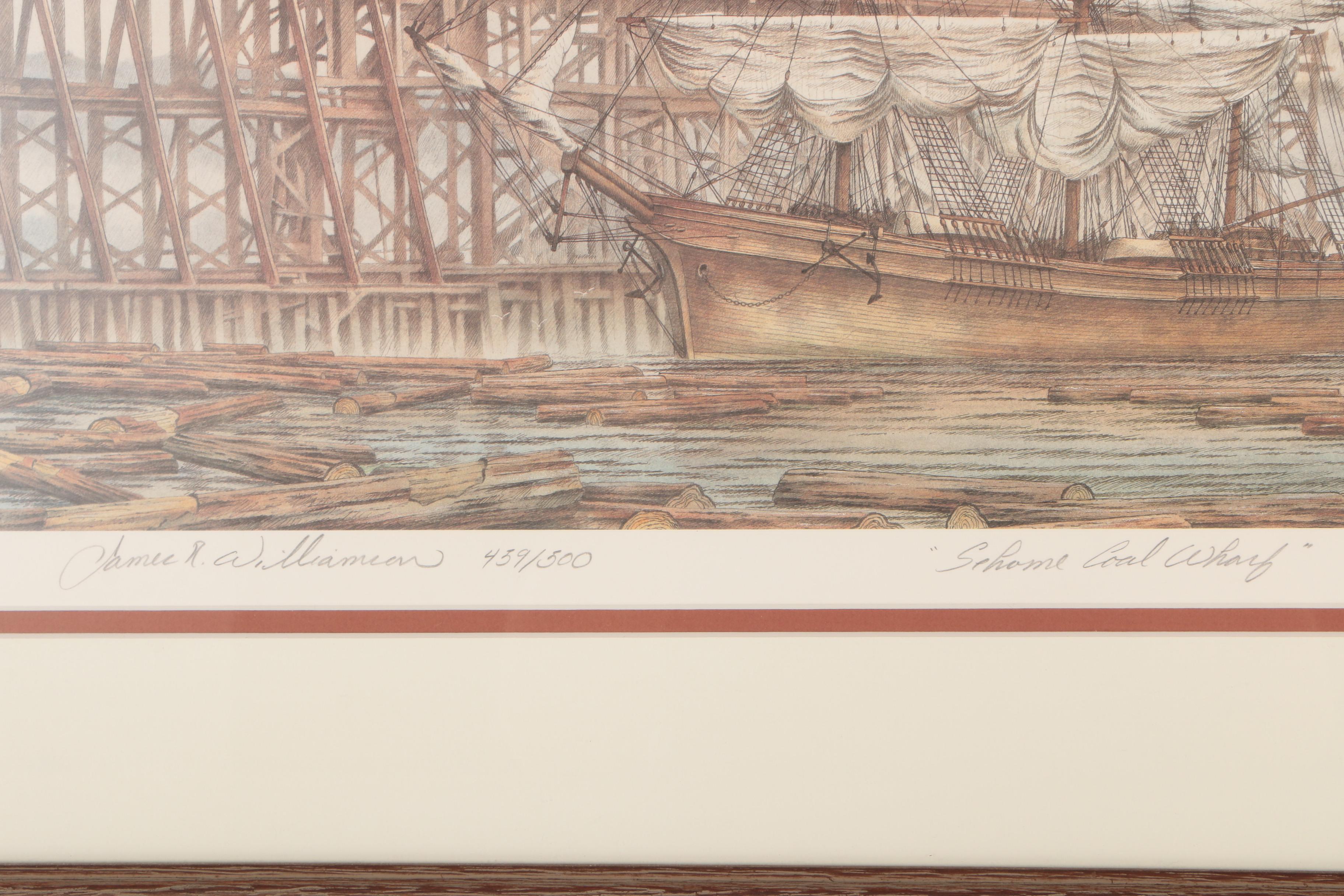 Two Vintage James R. Williamson Offset Lithographs