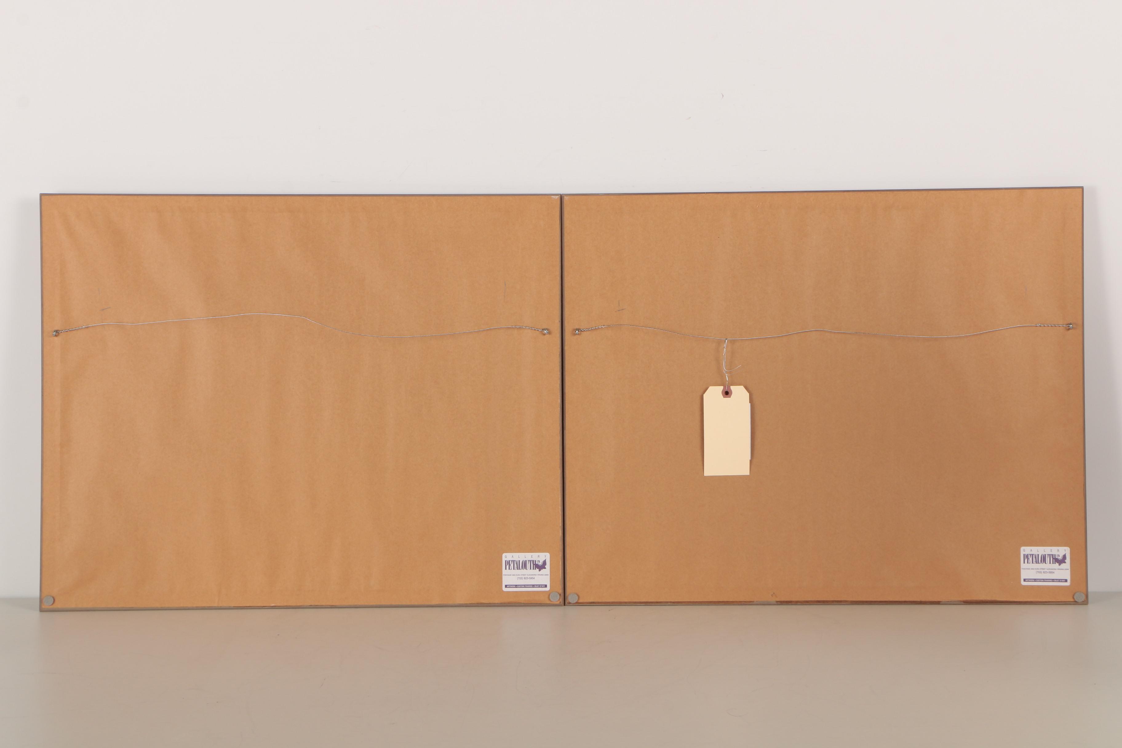 Two Vintage James R. Williamson Offset Lithographs