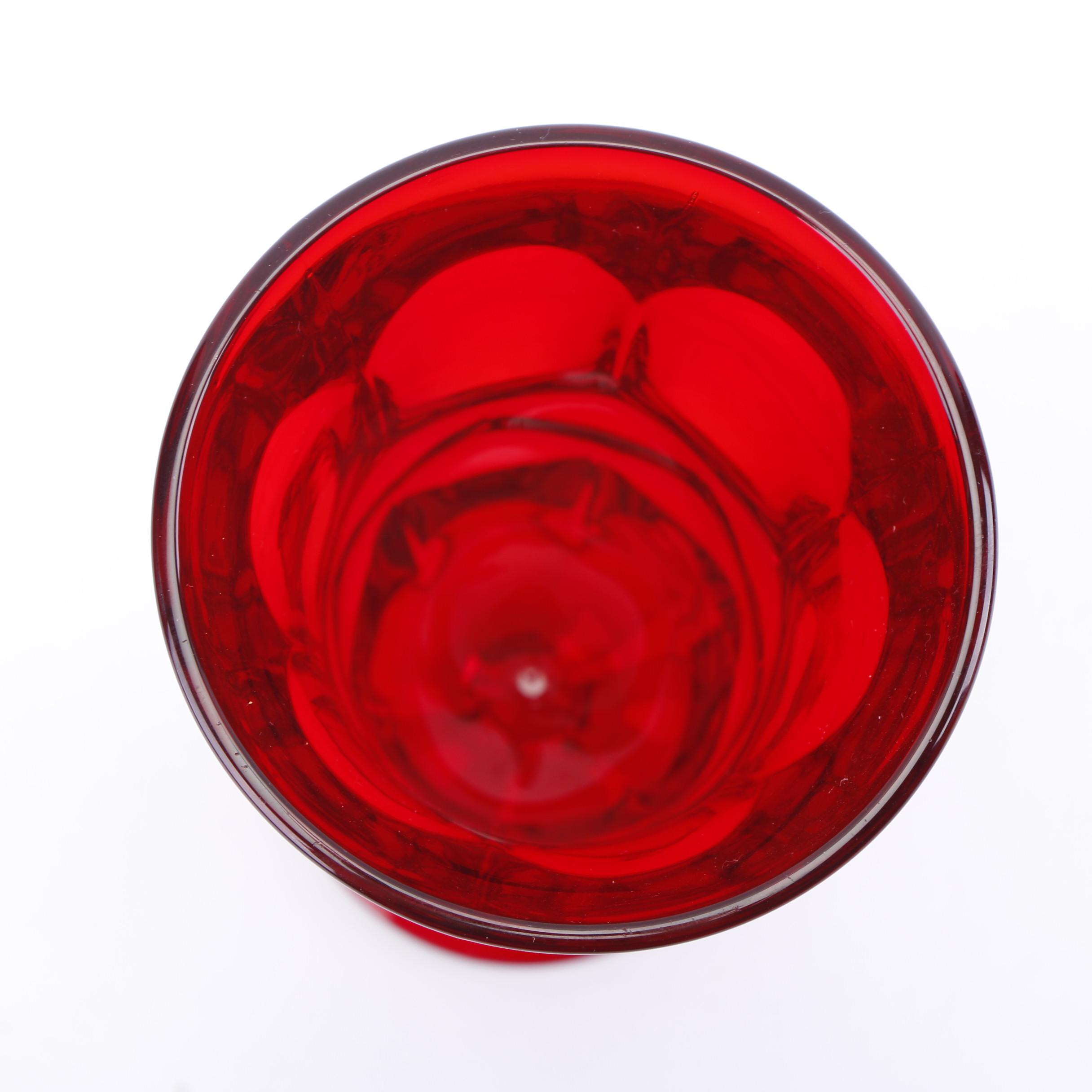 Vintage Fostoria "Argus" Ruby Glass Stemware