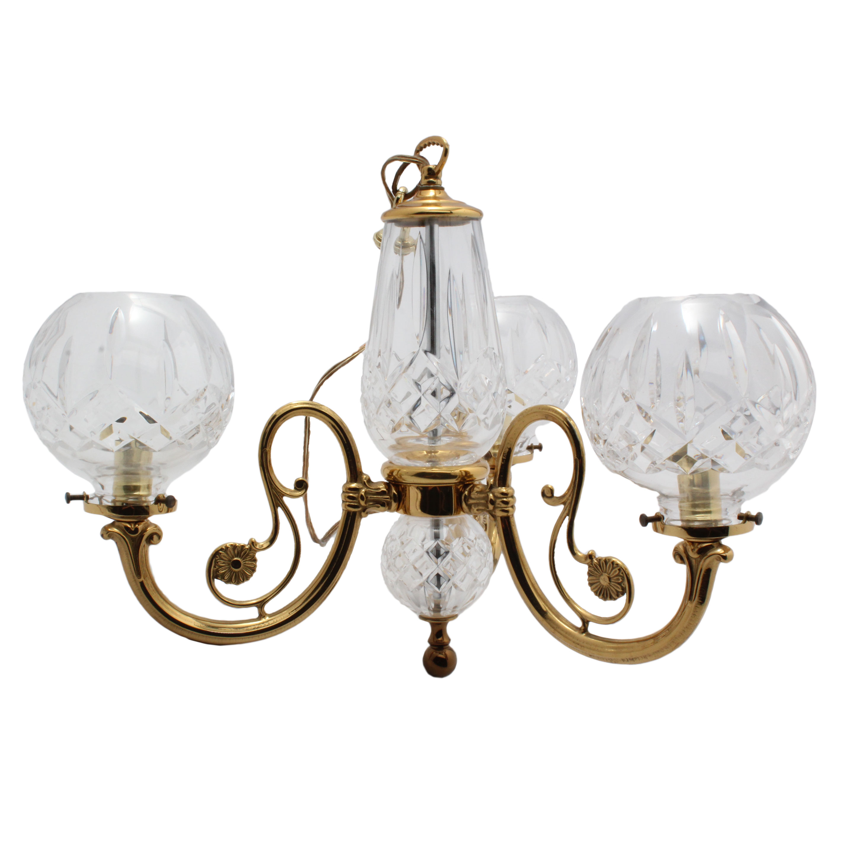 Waterford Lismore Three Light Chandelier EBTH