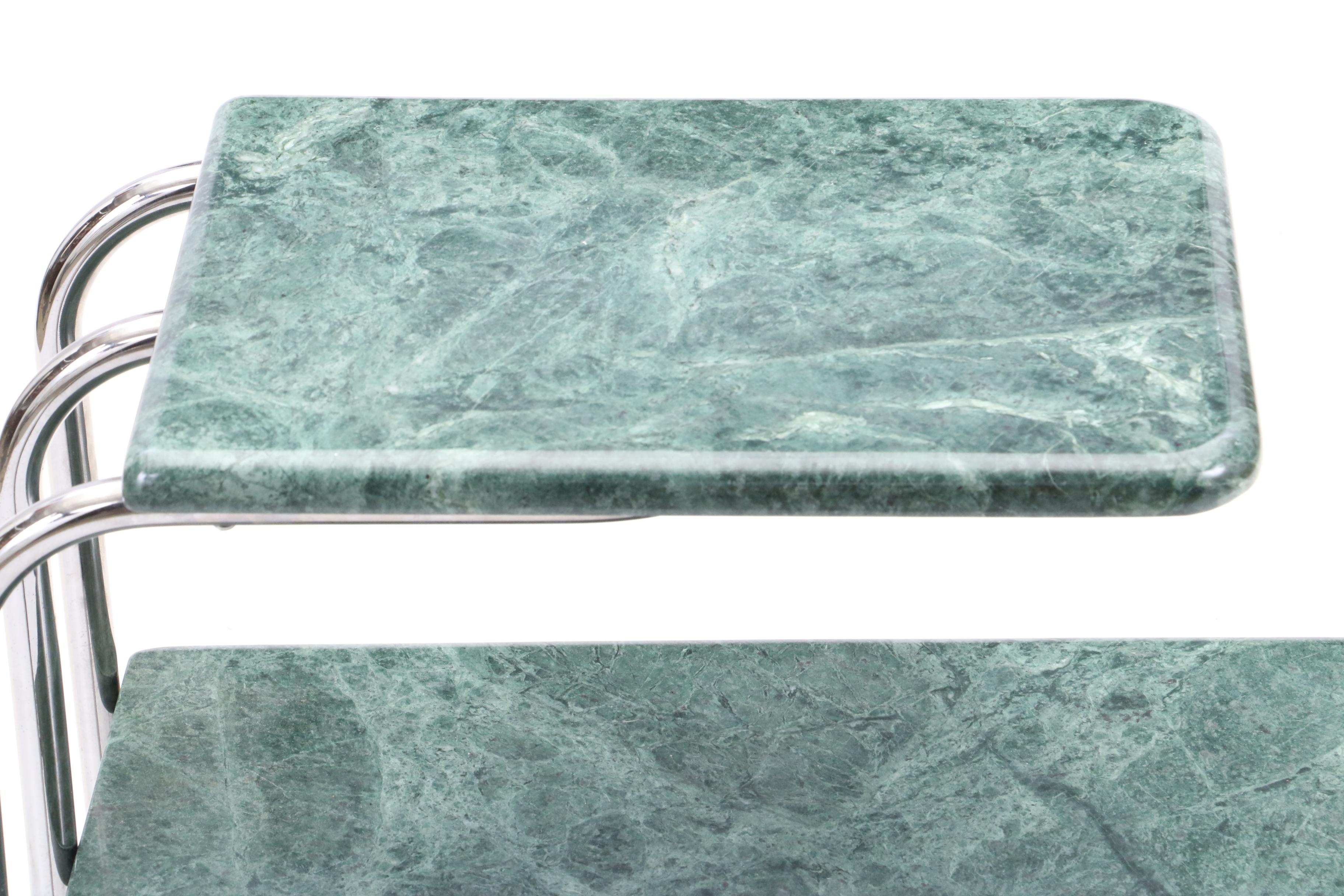 Green Marble Accent Table