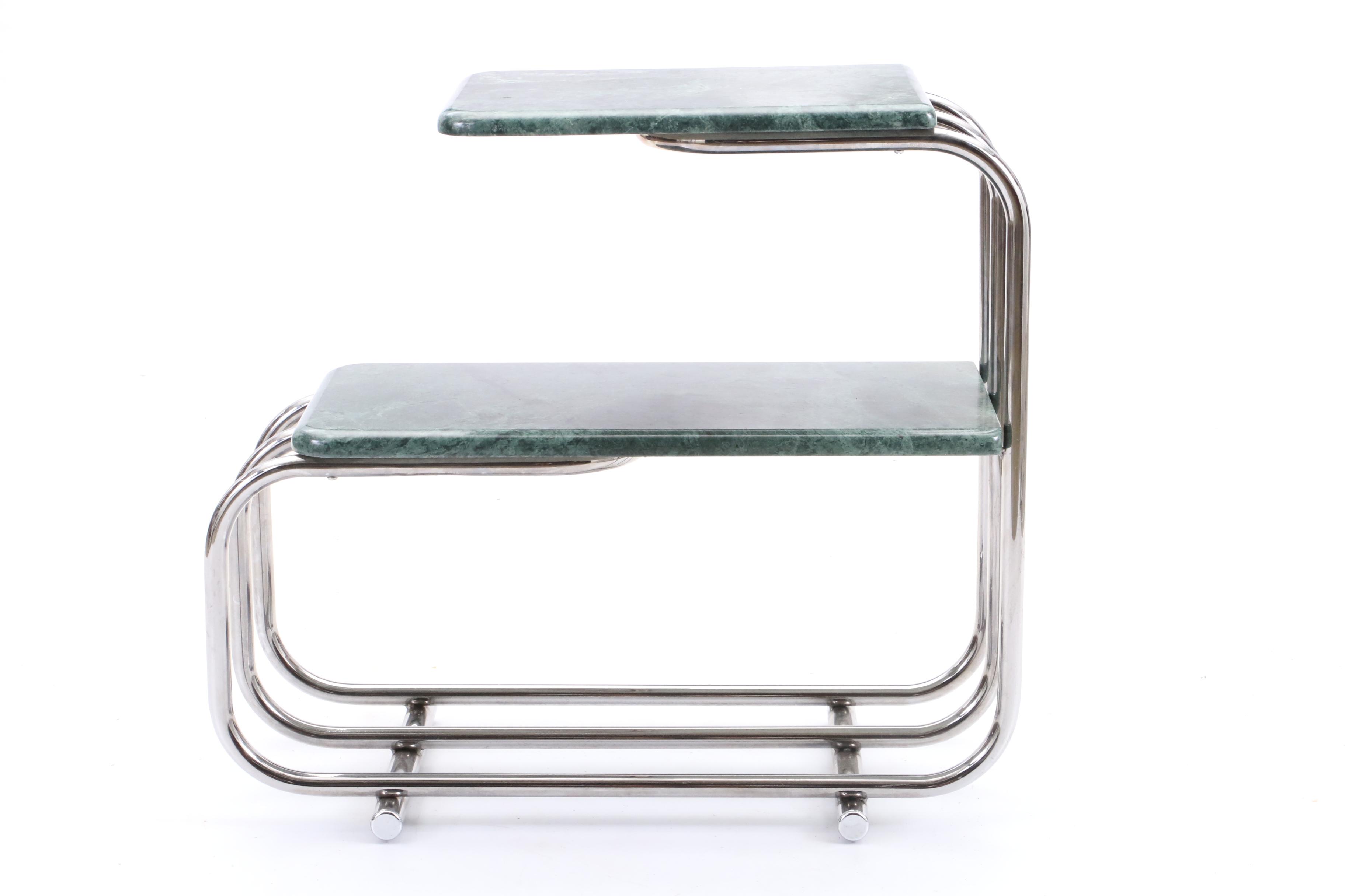 Green Marble Accent Table