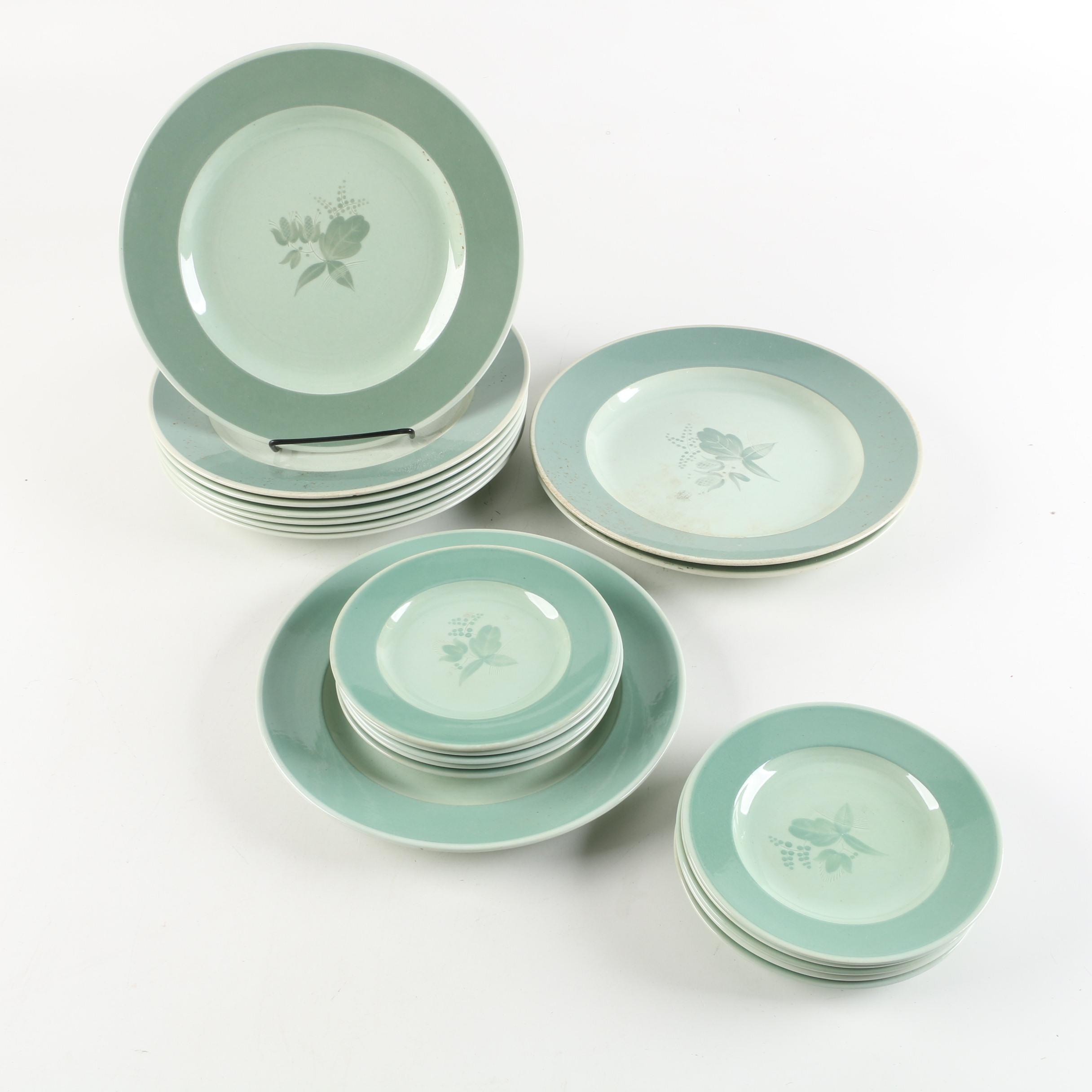 Mid Century Royal Copenhagen "Nils Green" Dinnerware