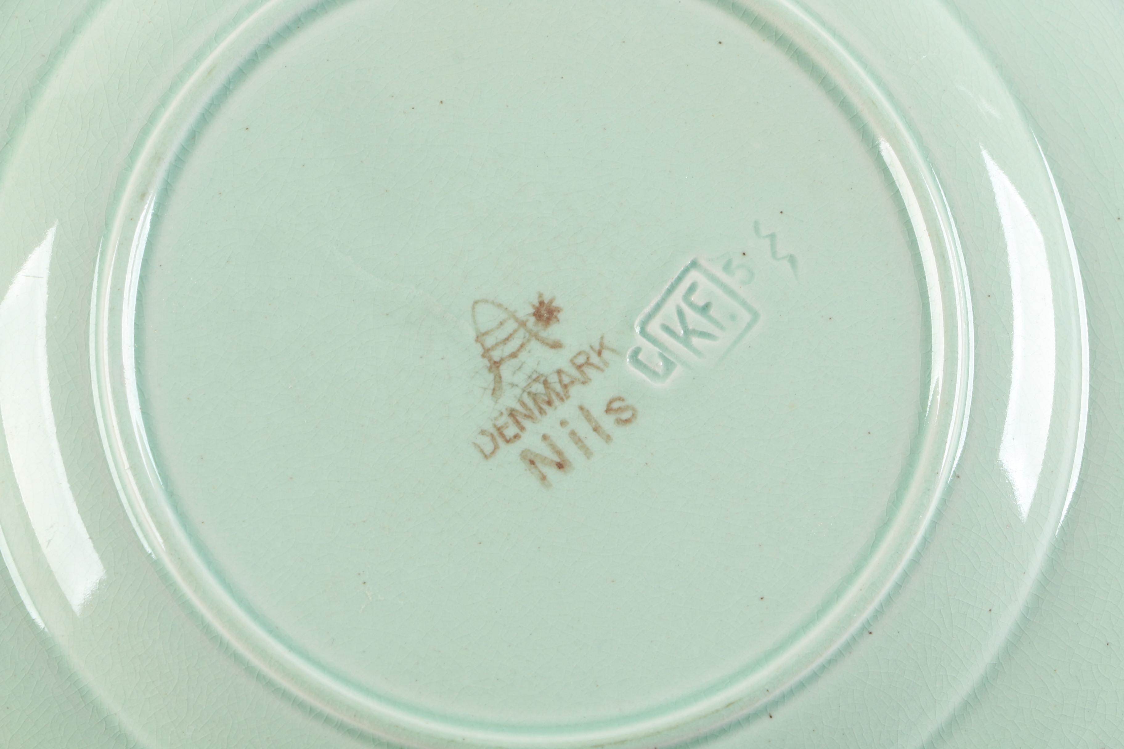 Mid Century Royal Copenhagen "Nils Green" Dinnerware