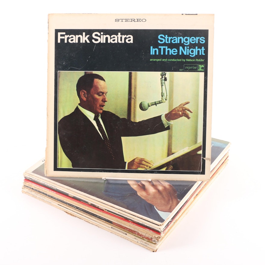 Vintage Frank Sinatra and Dean Martin Jazz Records