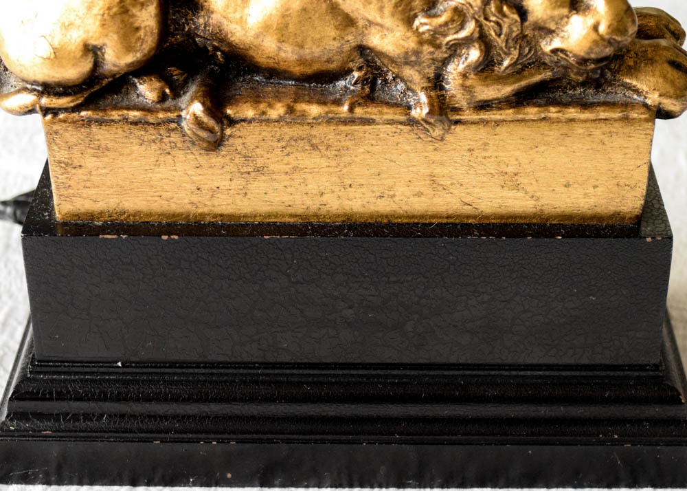 Recumbant Lion Desk Lamp