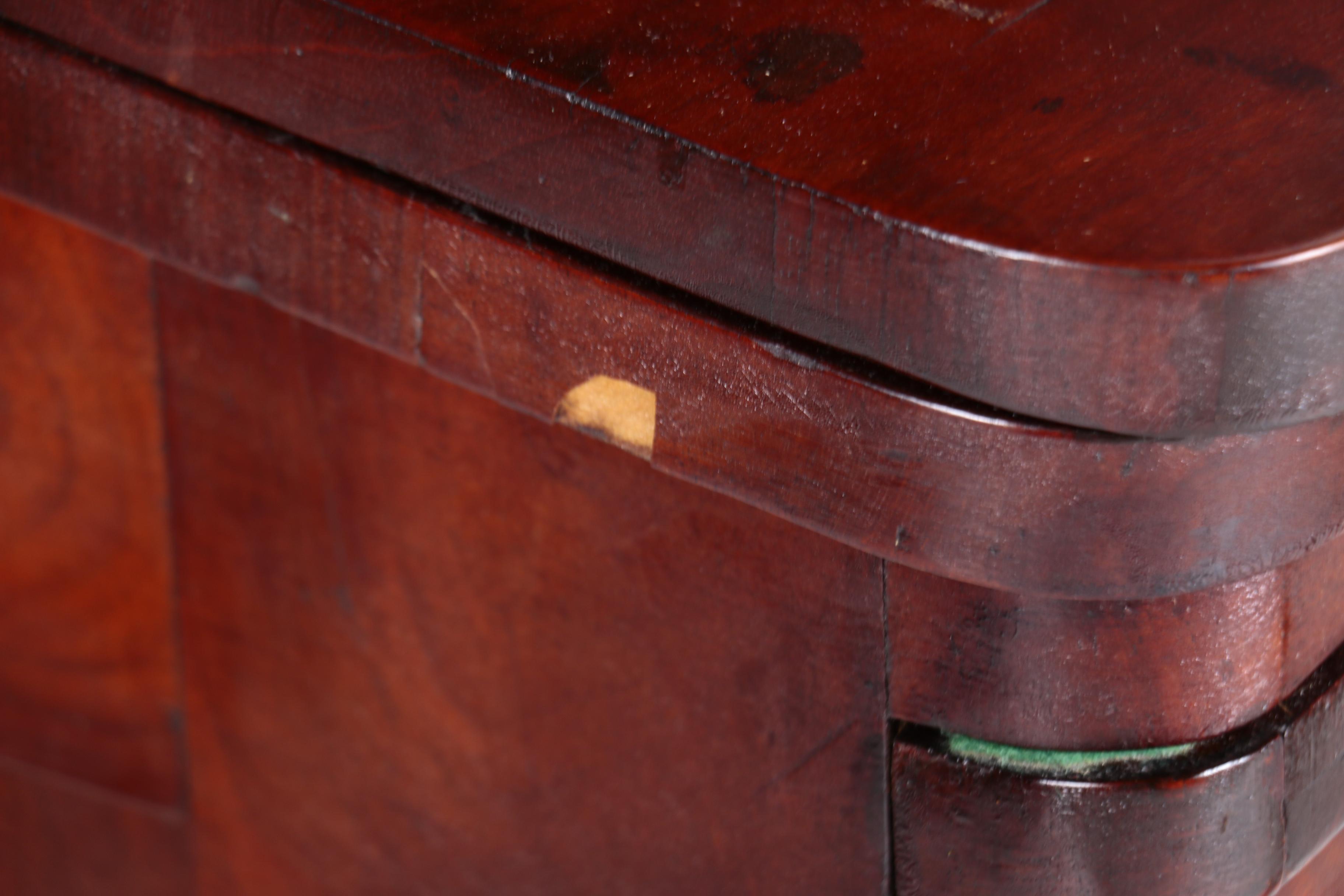 Victorian Mahogany Secretary Bookcase, Mid 19th Century