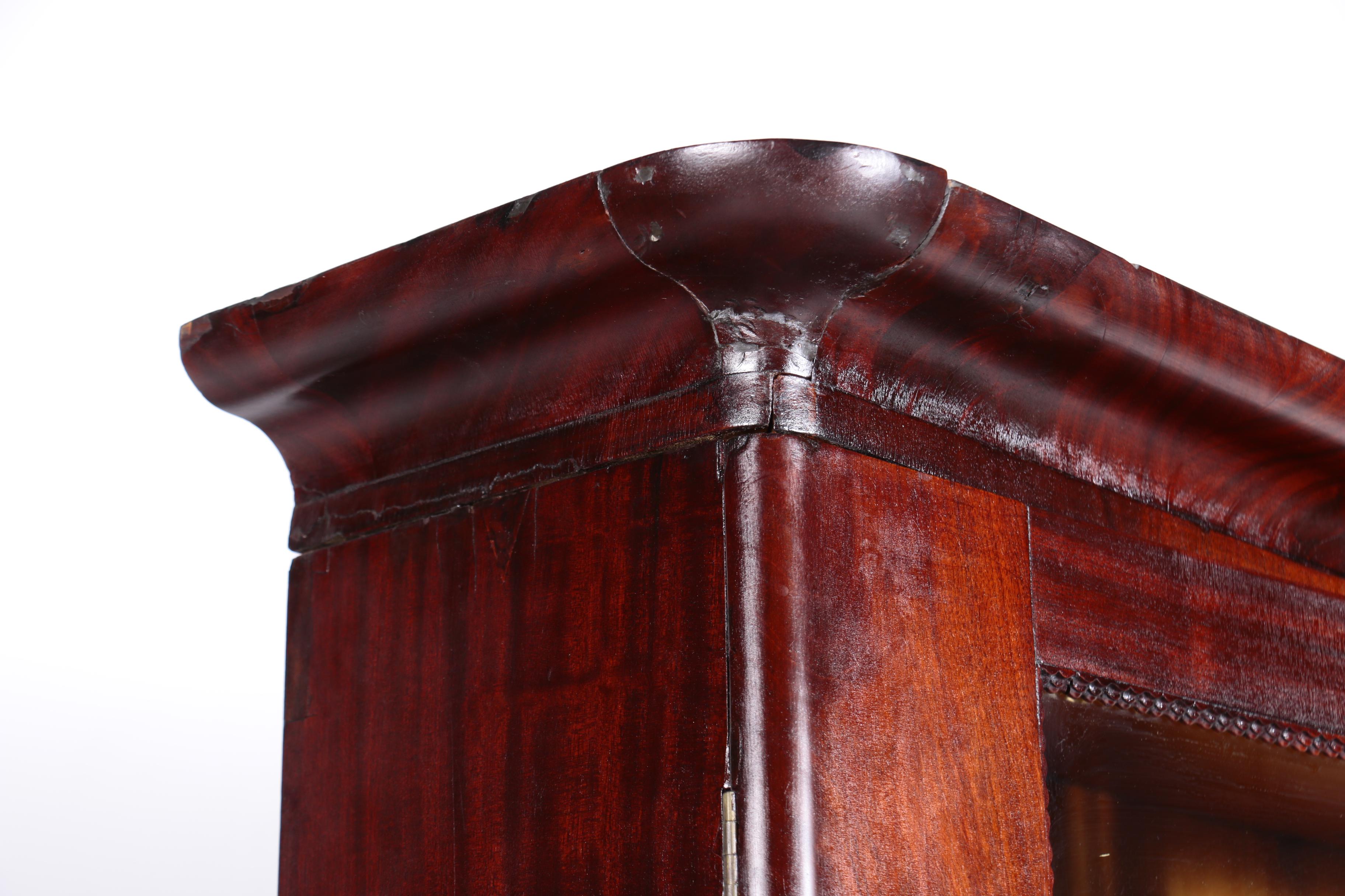 Victorian Mahogany Secretary Bookcase, Mid 19th Century