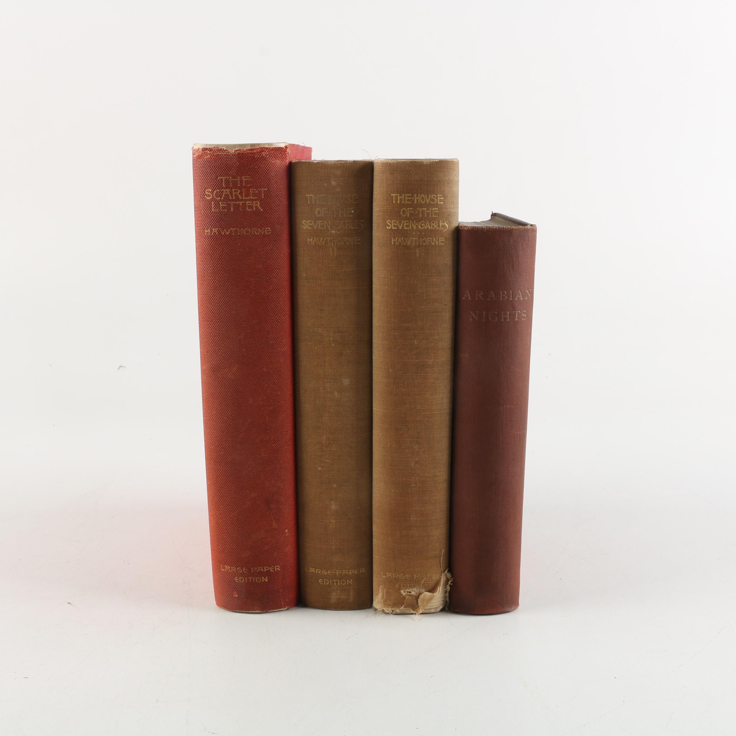 1899 "The House of the Seven Gables" by Nathaniel Hawthorne and Other Books