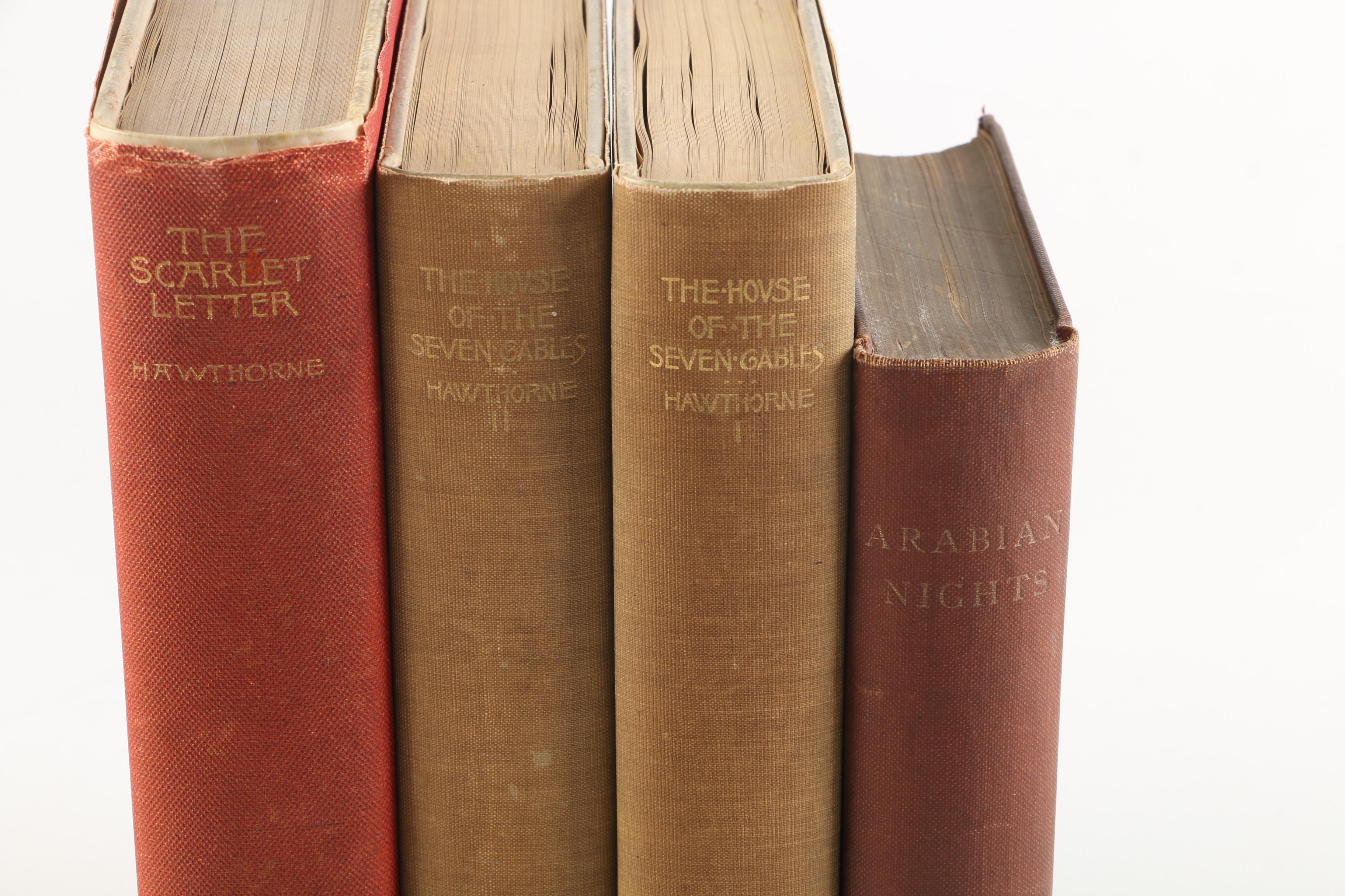 1899 "The House of the Seven Gables" by Nathaniel Hawthorne and Other Books