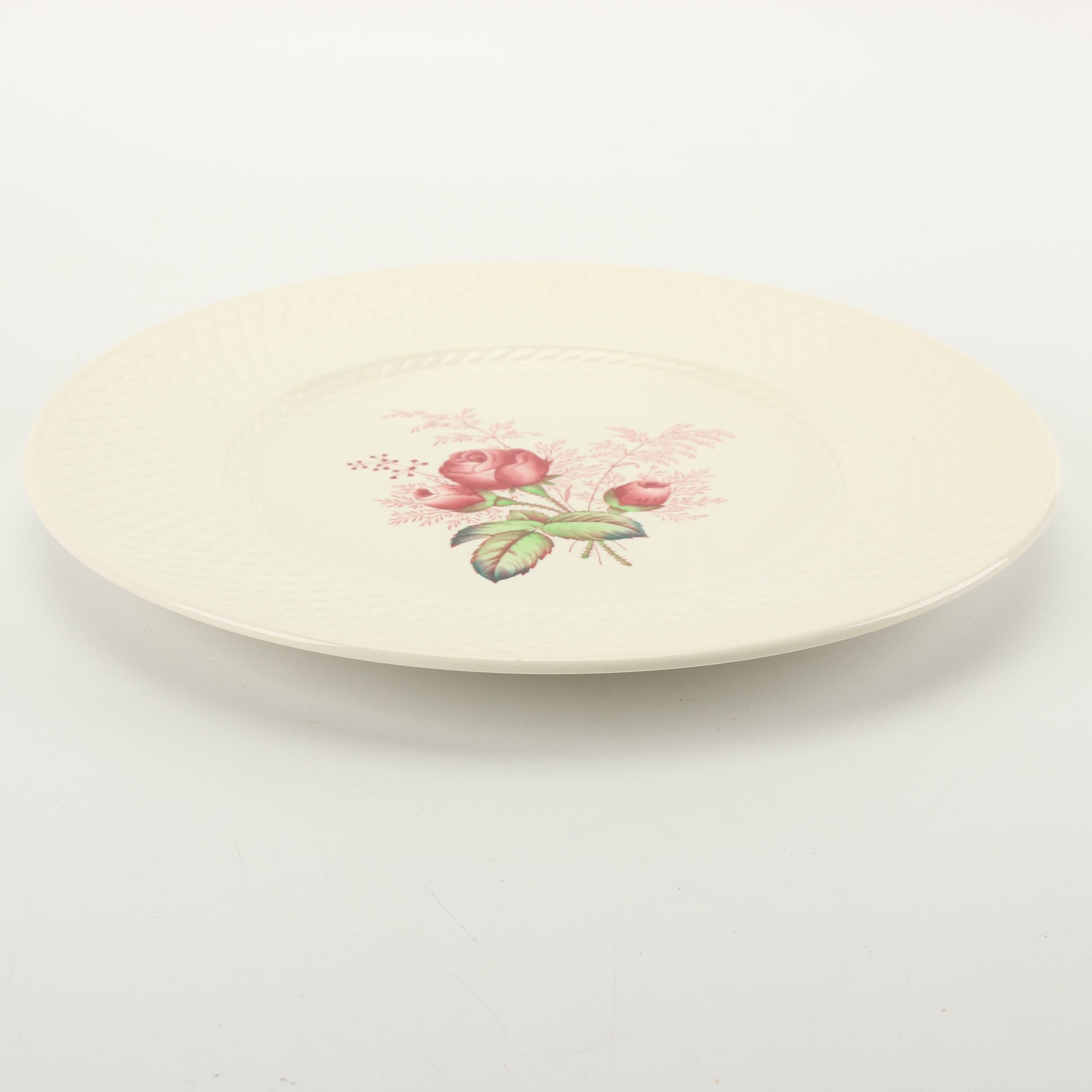 Copeland Spode "Lady Anne" Transfer-Printed Salad and Dinner Plates c. 1941-64