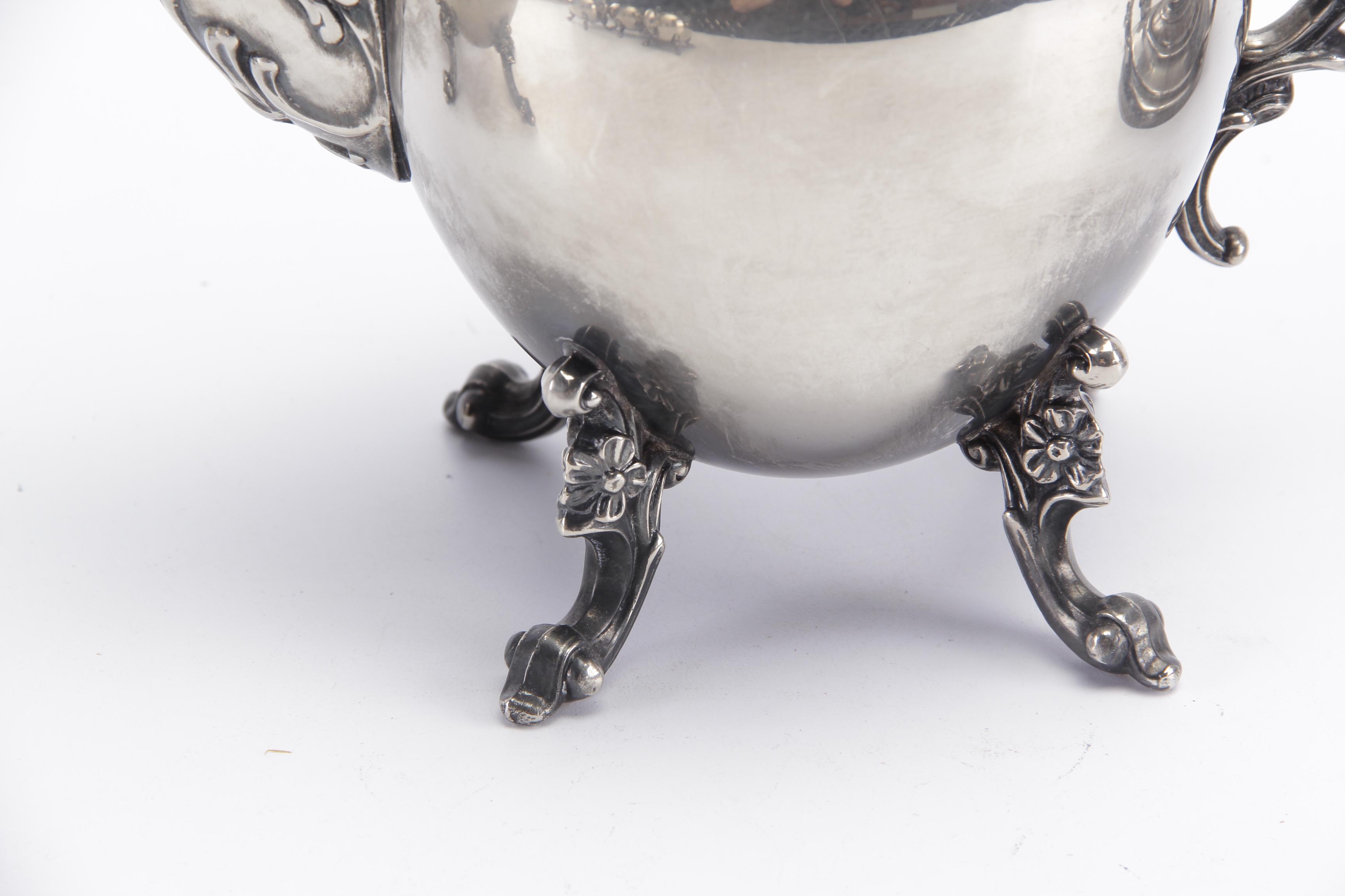 Vintage Sheridan Silver Co. Silver Plate Tea and Coffee Service Set