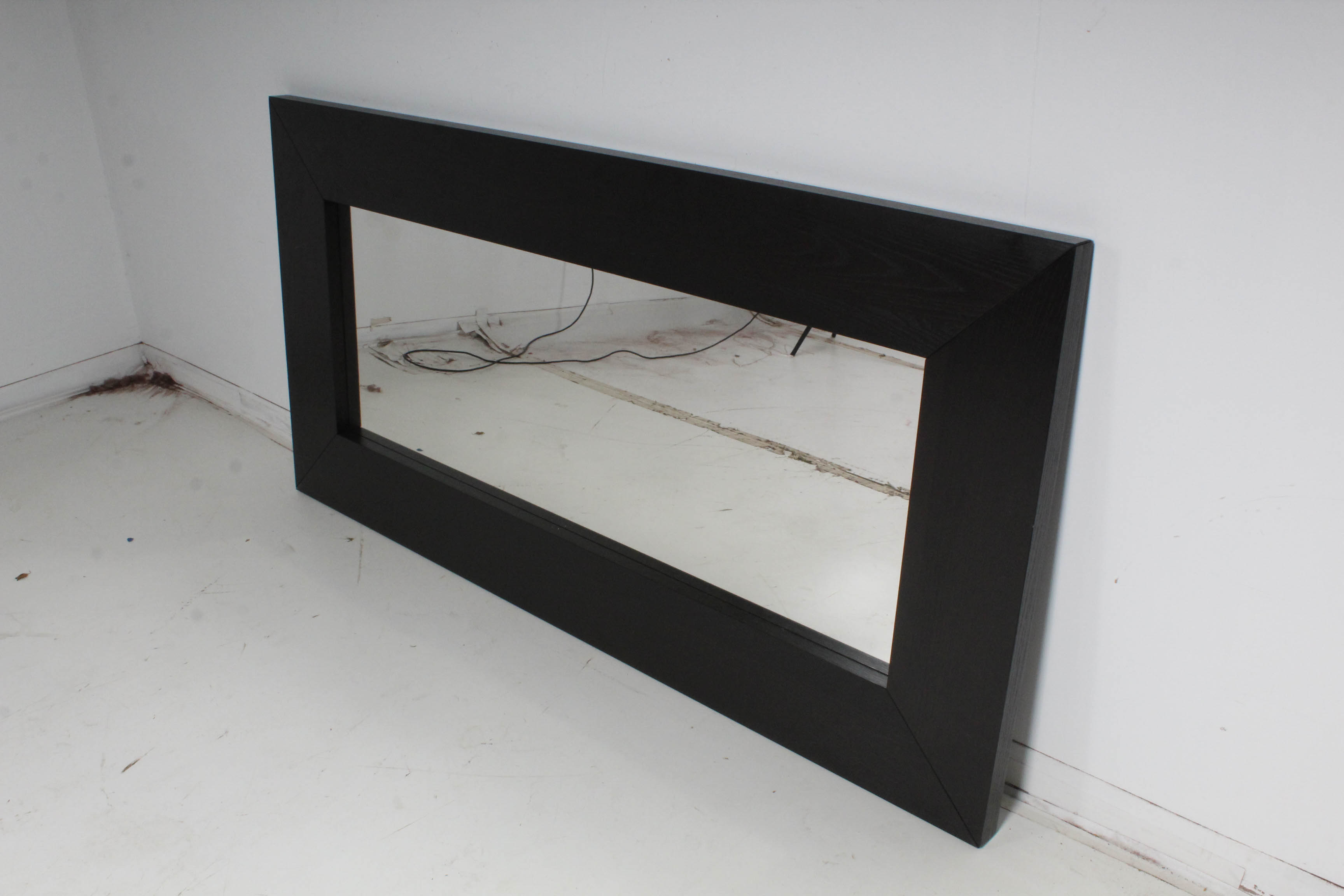 Large "Mongstad" Contemporary Black Wall Mirror by Ikea