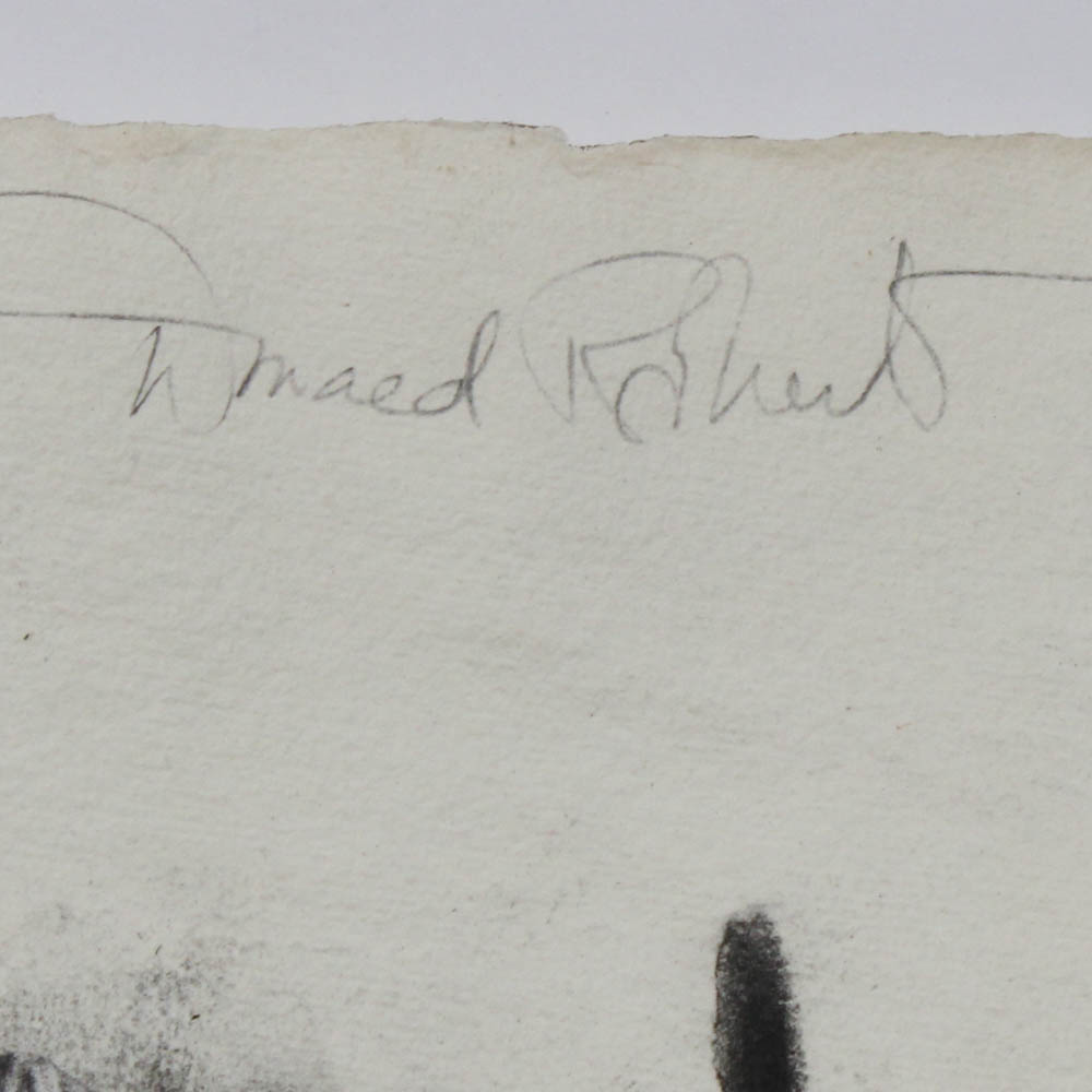 Donald Roberts 1990s Mixed Media Gouache Collages on Paper