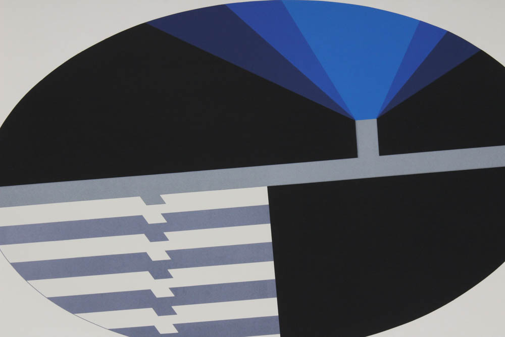 Donald Roberts Serigraphs on Paper "Ellipsoid" Series