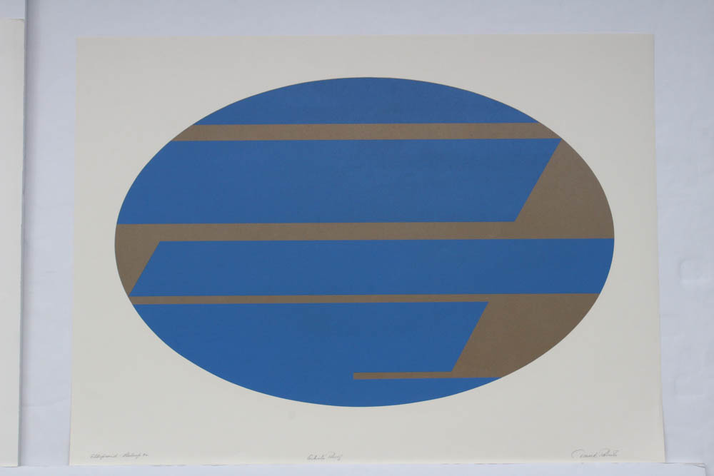 Donald Roberts Serigraphs on Paper "Ellipsoid" Series