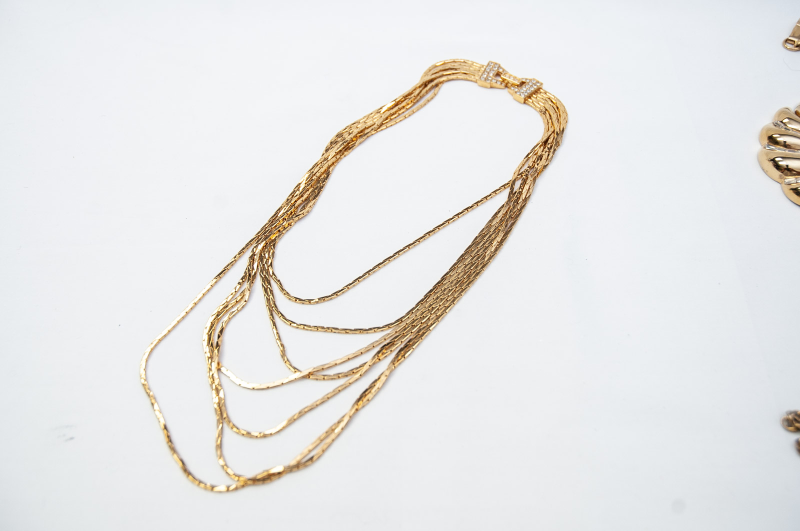 Gold-Tone and Enamel 1990s Jewelry Assortment Featuring Giovanni