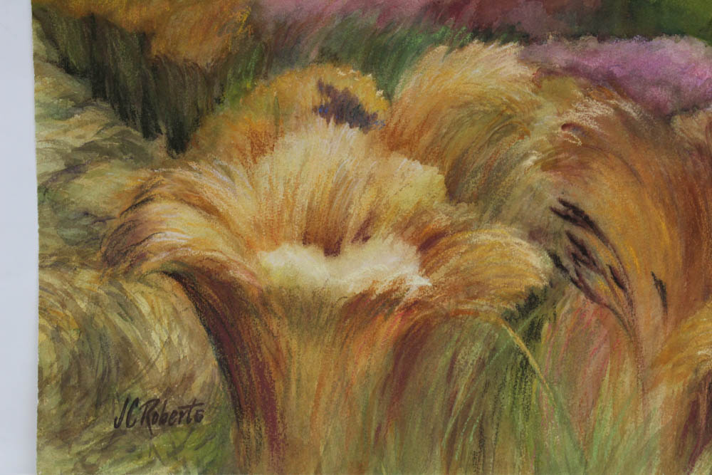 June Carver Roberts Original Watercolor Avian Landscapes