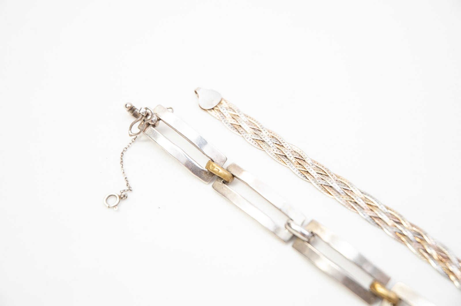 Sterling Silver Bracelets and Brooch