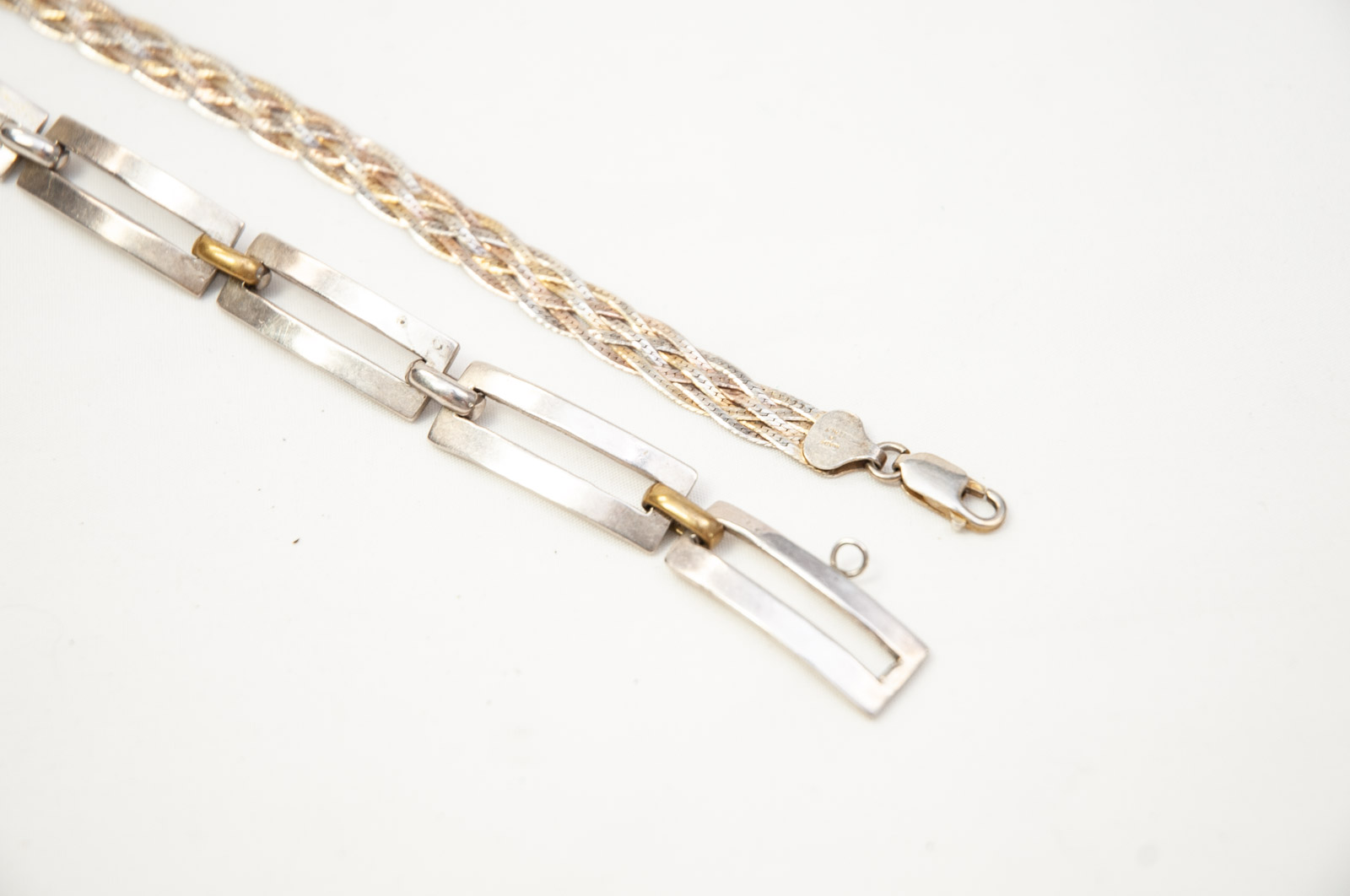 Sterling Silver Bracelets and Brooch