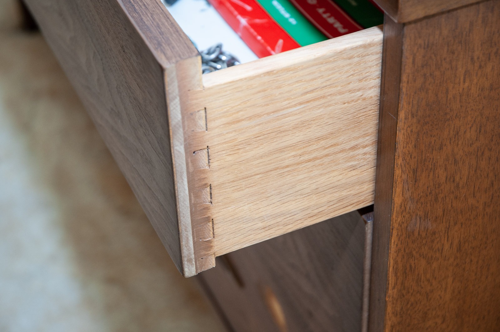 Mid Century Modern "Sculptra" Walnut Cabinet from Broyhill