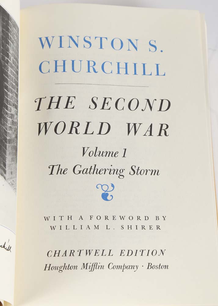 Winston Churchill "The Second World War" Six Volume Set