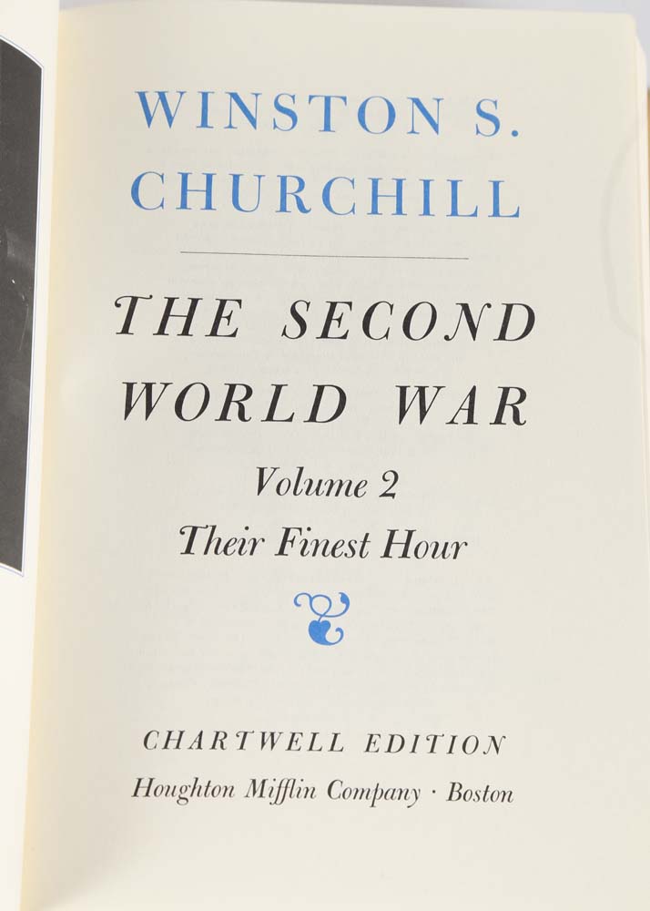Winston Churchill "The Second World War" Six Volume Set
