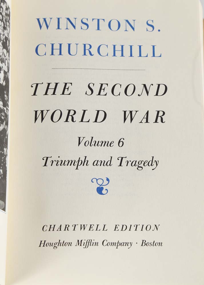 Winston Churchill "The Second World War" Six Volume Set