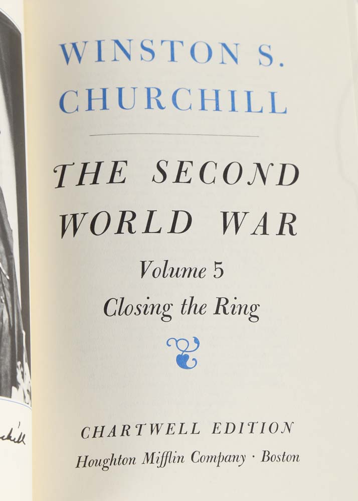 Winston Churchill "The Second World War" Six Volume Set
