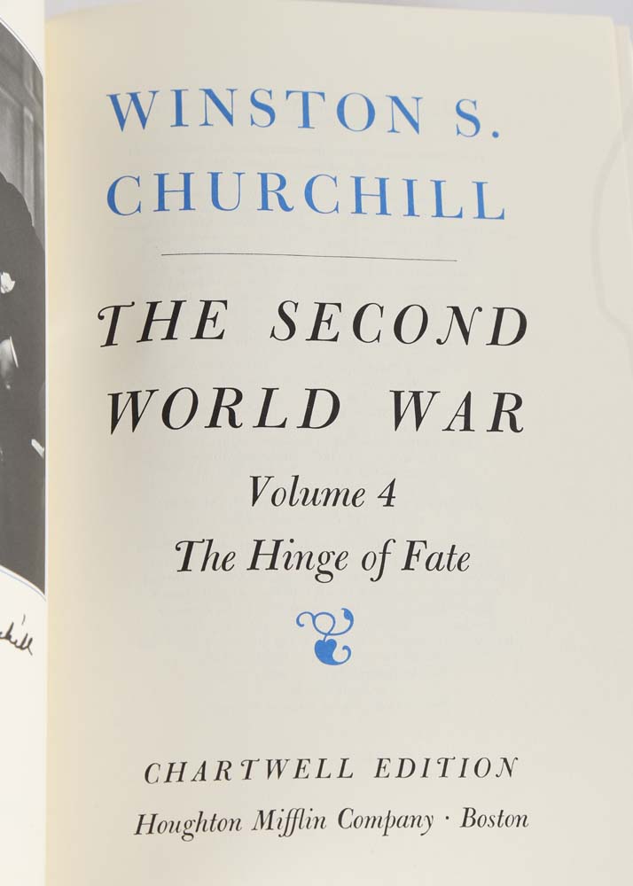 Winston Churchill "The Second World War" Six Volume Set