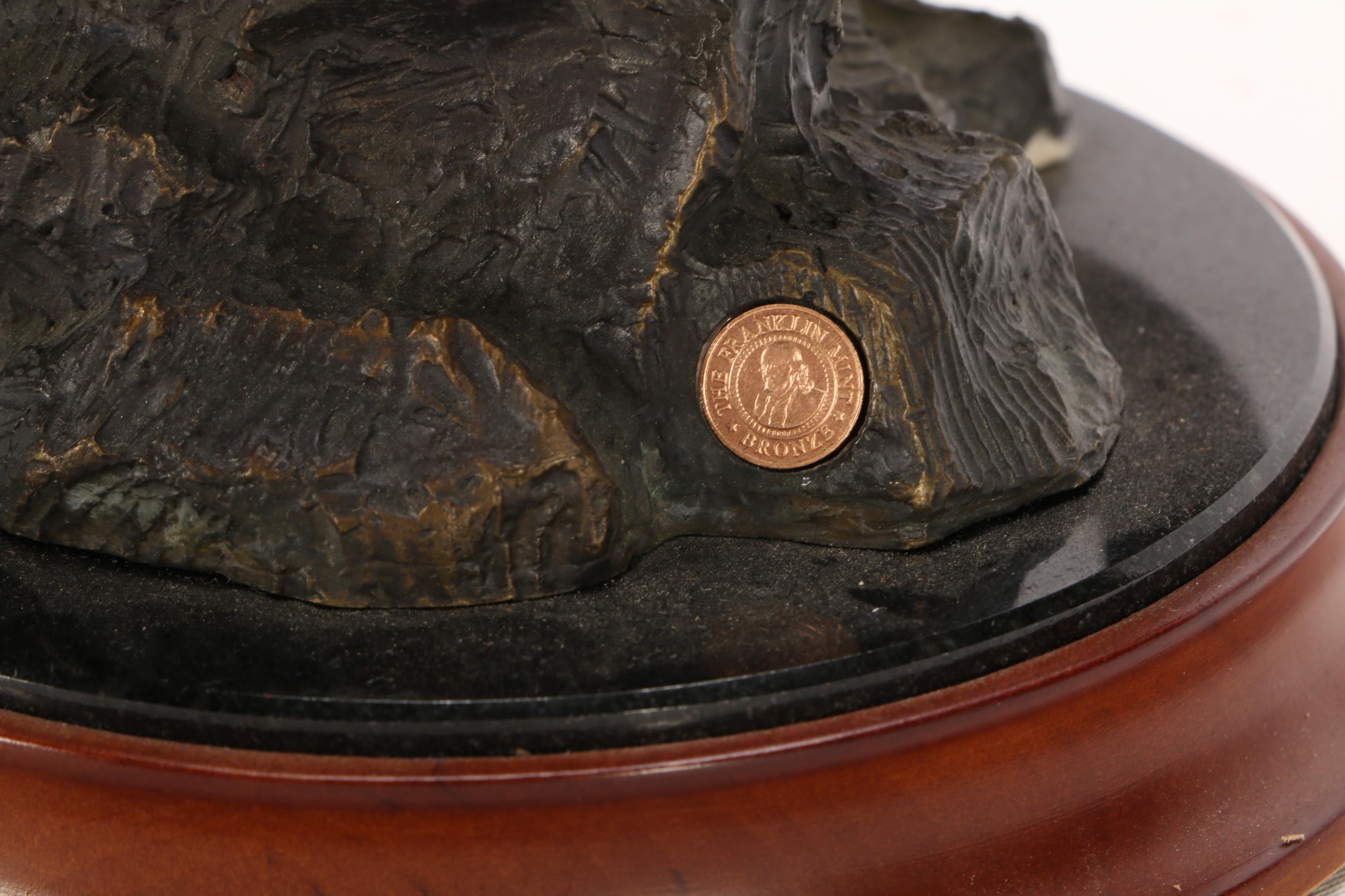 Franklin Mint "Michael the Defender of God" Bronze Statue