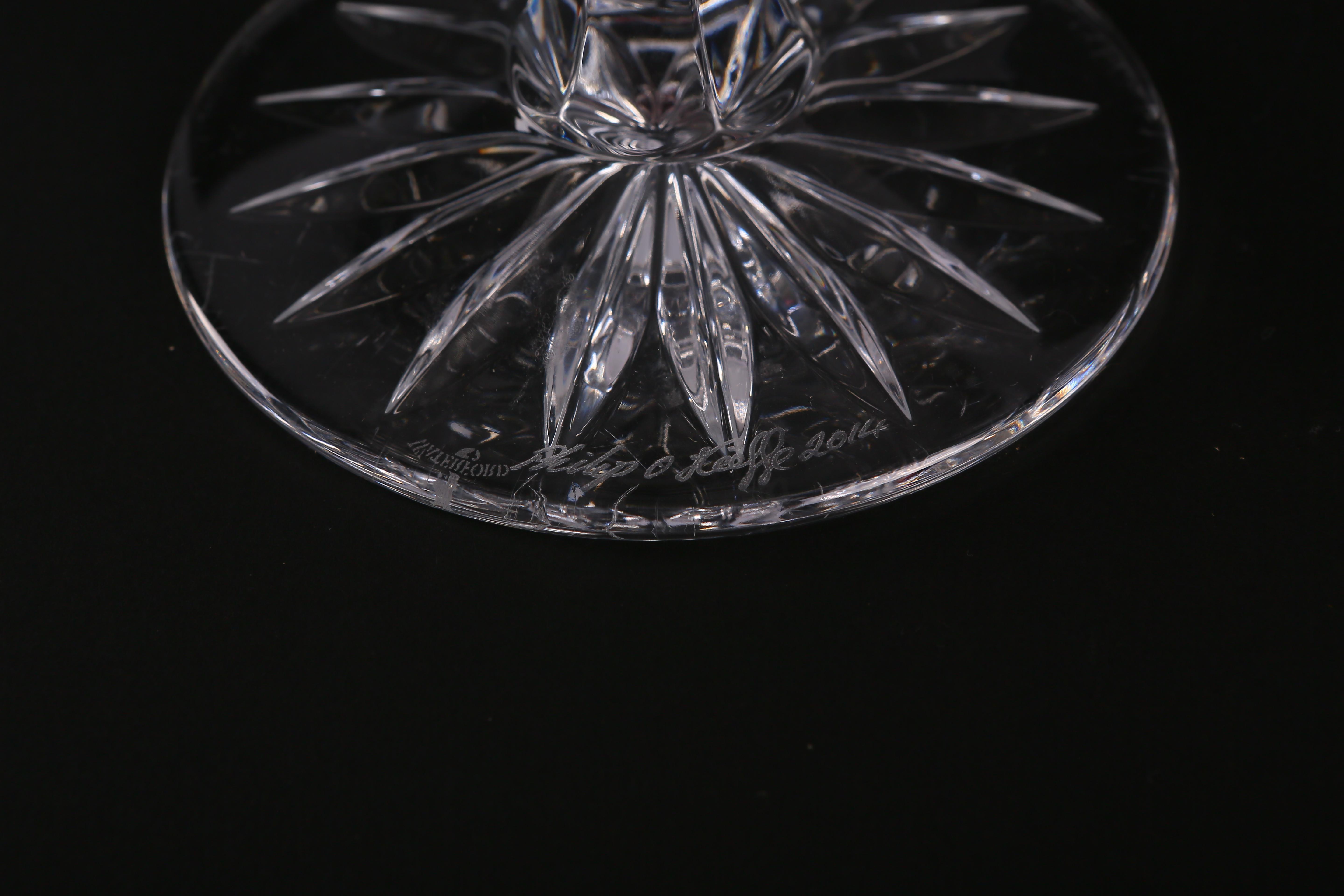 Waterford Crystal "Emily" Compote Signed by Master Cutter Phillip O'Keeffe