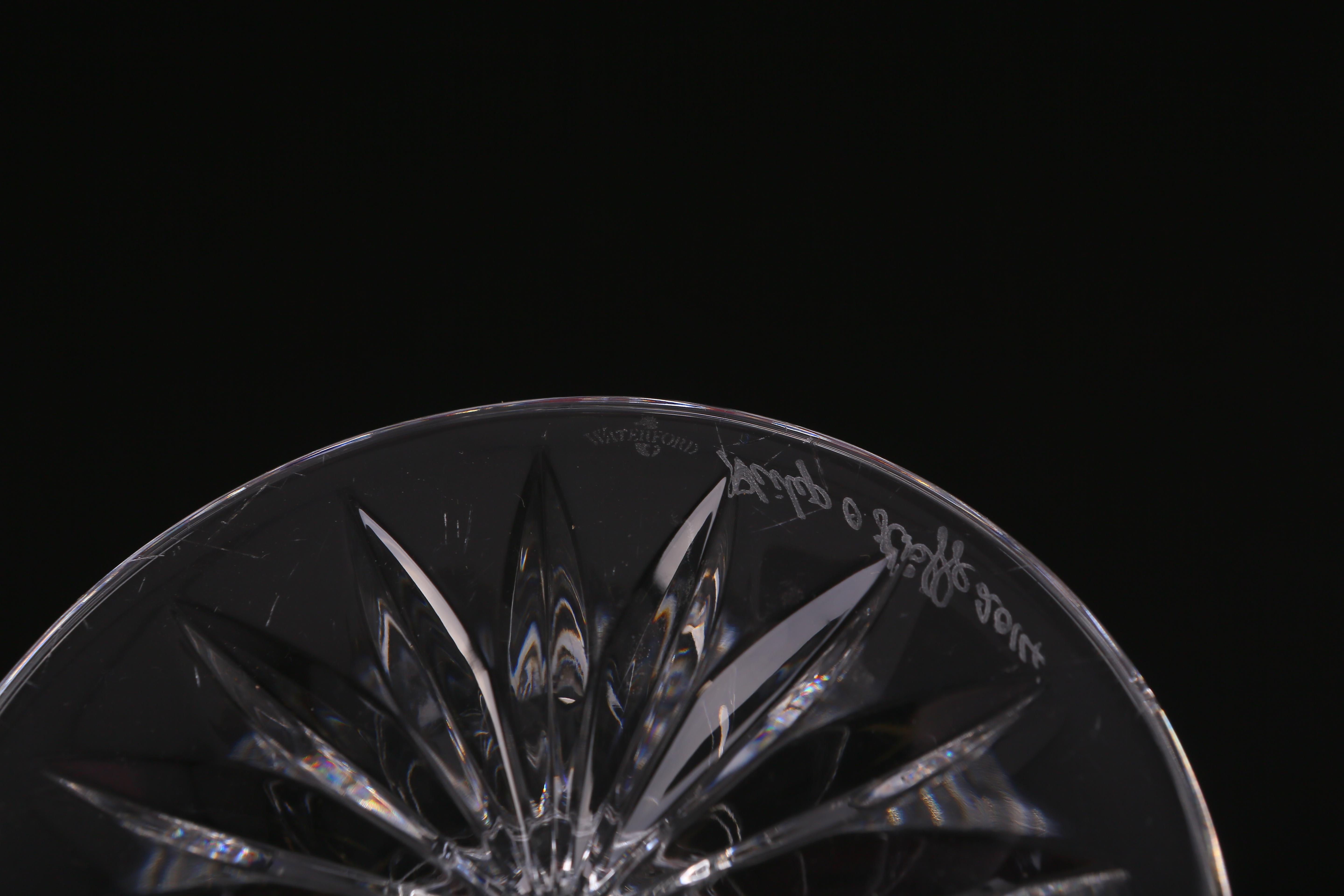 Waterford Crystal "Emily" Compote Signed by Master Cutter Phillip O'Keeffe