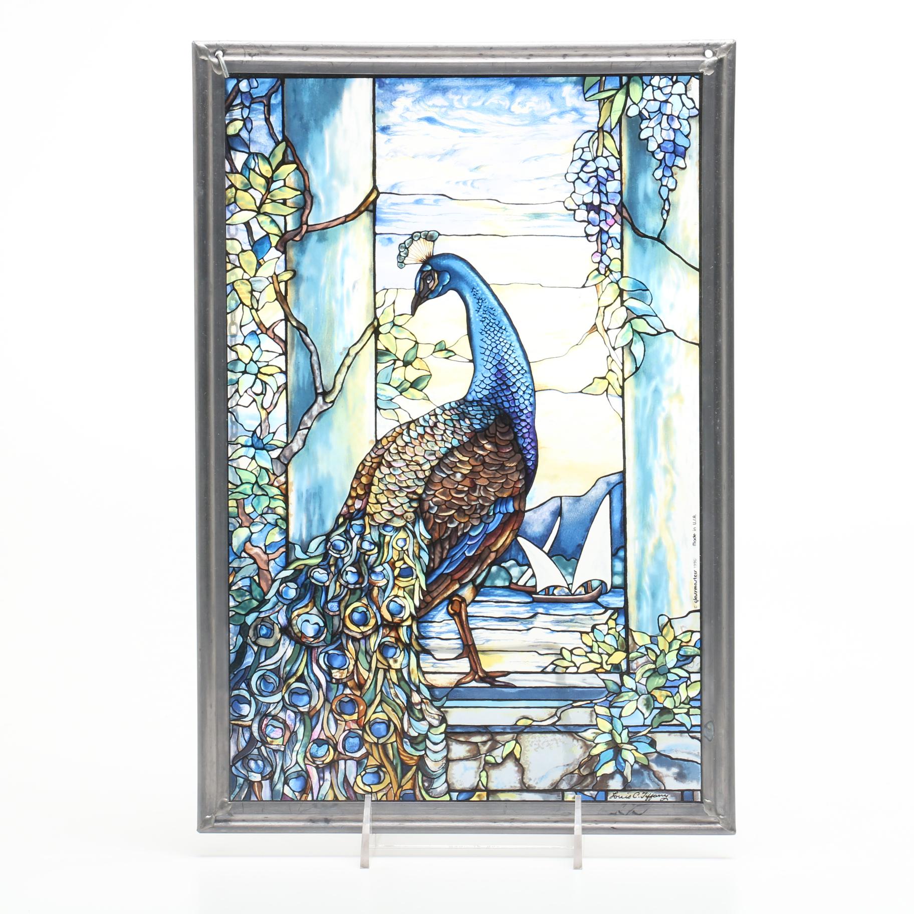 Glassmasters Printed Glass Suncatcher after Tiffany Studios