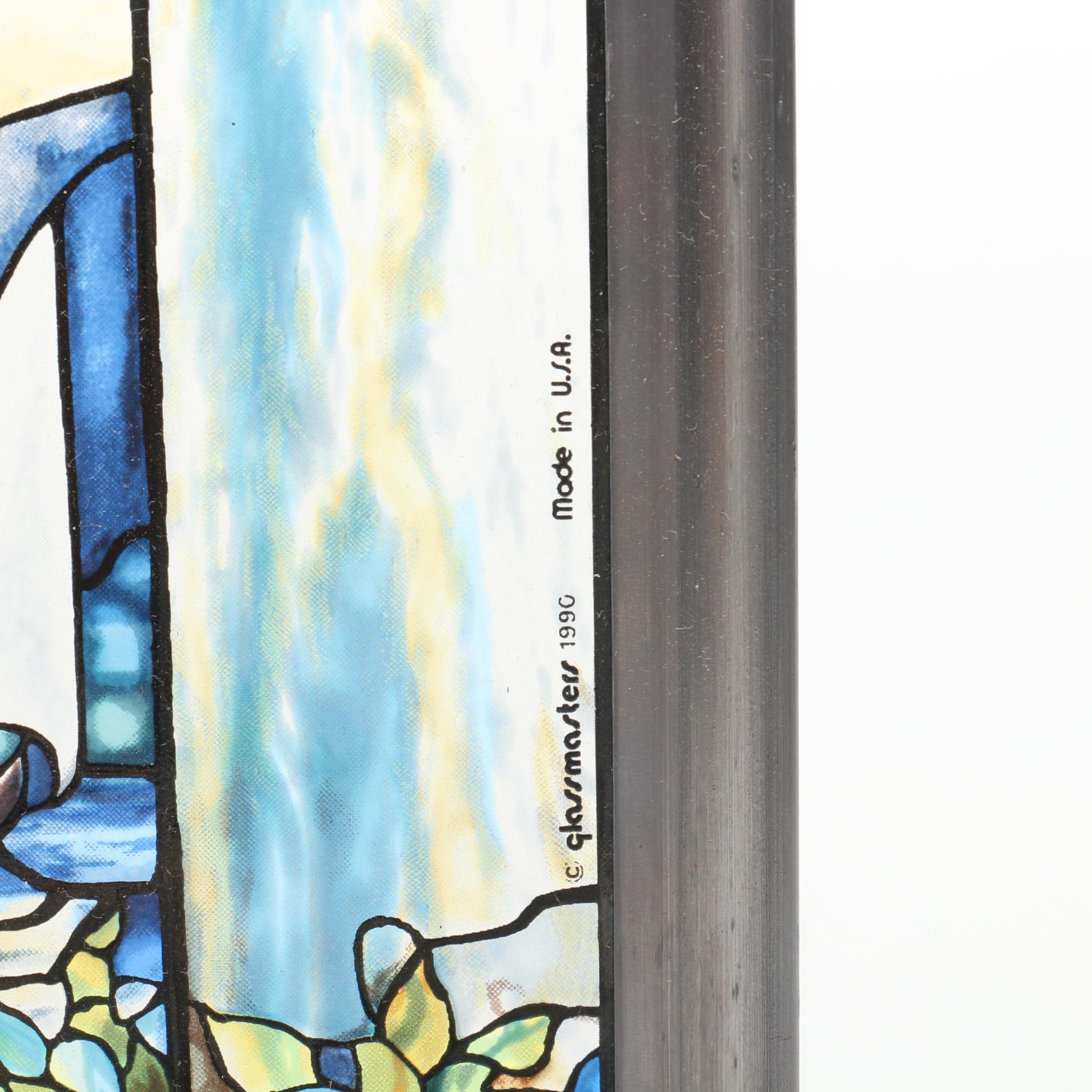 Glassmasters Printed Glass Suncatcher after Tiffany Studios