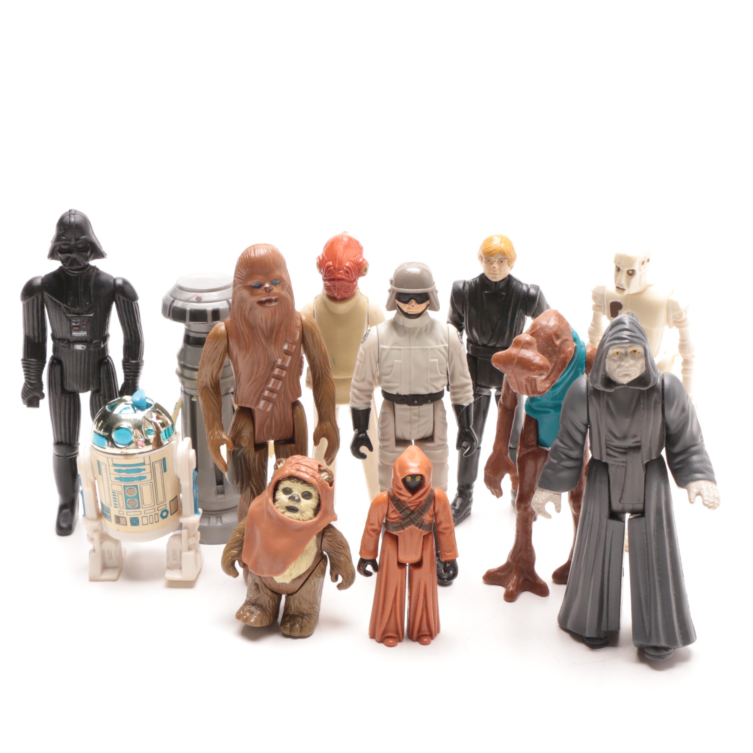 Assortment of Vintage Star Wars Figurines