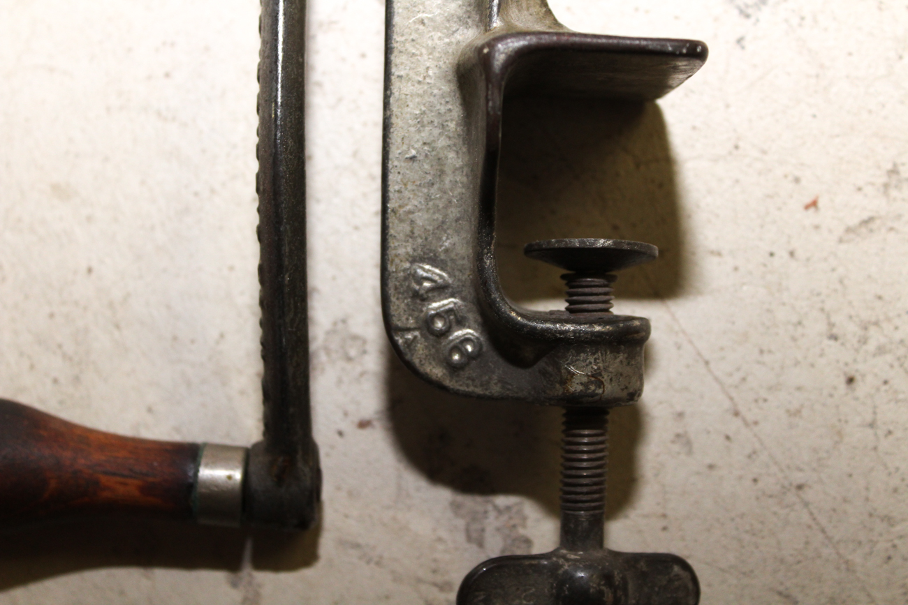 Vintage Meat Grinder and White Mountain Apple Corer