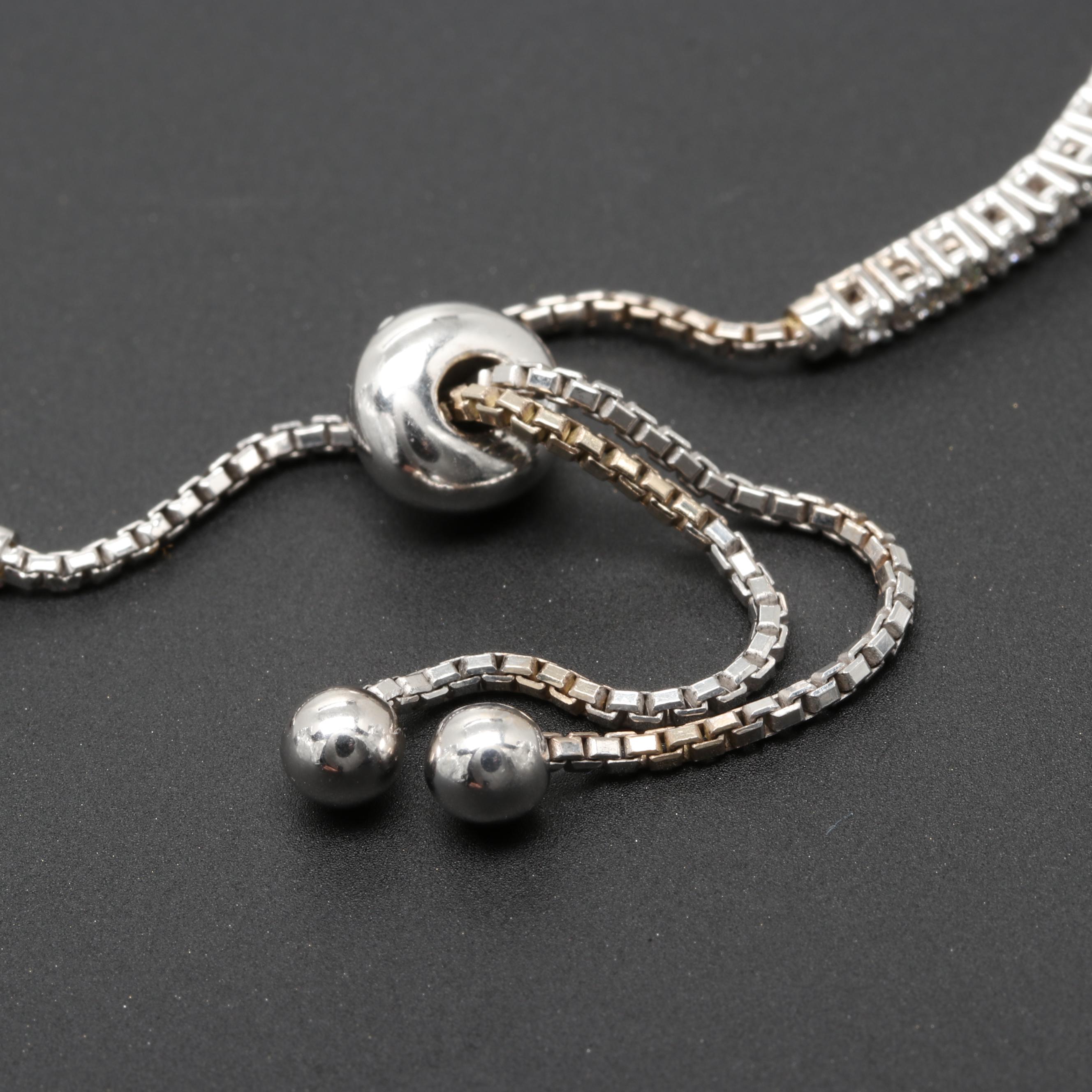14K White Gold 1.95 CTW Diamond Bracelet