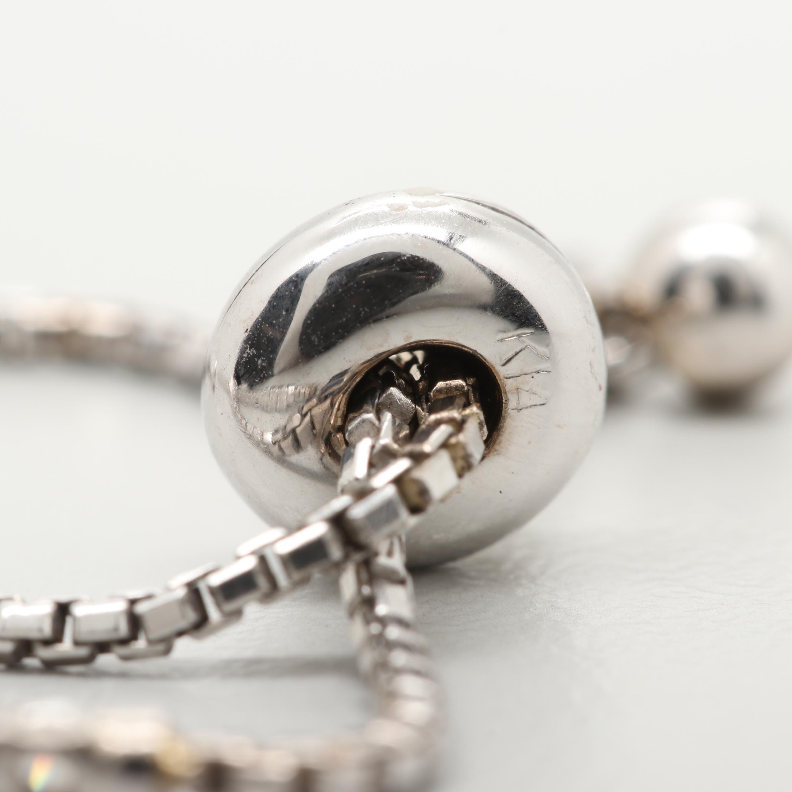 14K White Gold 1.95 CTW Diamond Bracelet