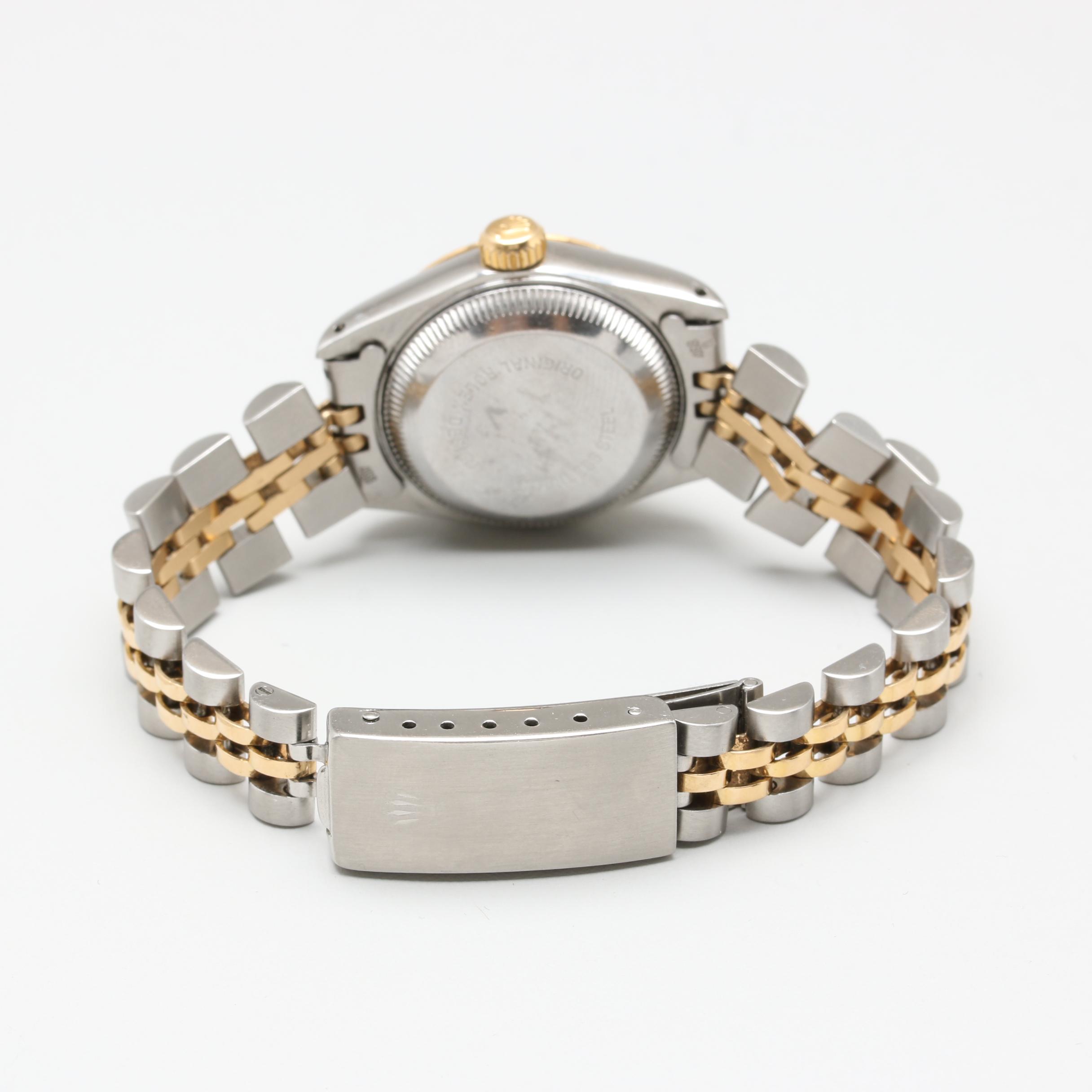 Rolex Datejust 18K Gold and Stainless Steel Diamond Automatic Watch